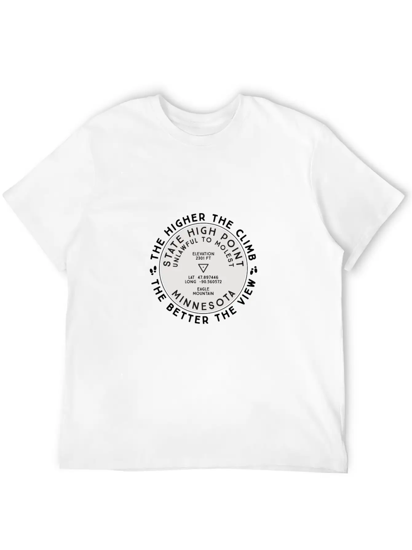 State High Point Minnesota Eagle Mountain Hiking G Timeless Short Sleeve Tee – Comfy And Minimalist Design