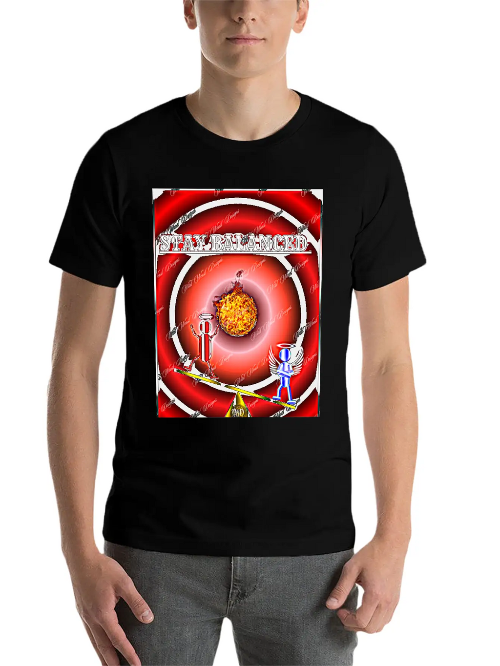 Stay Balanced Classic Cotton Tee – Unisex Comfort For Any Season