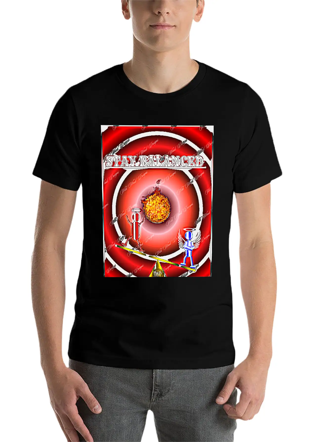 Stay Balanced Classic Cotton Tee – Unisex Comfort For Any Season