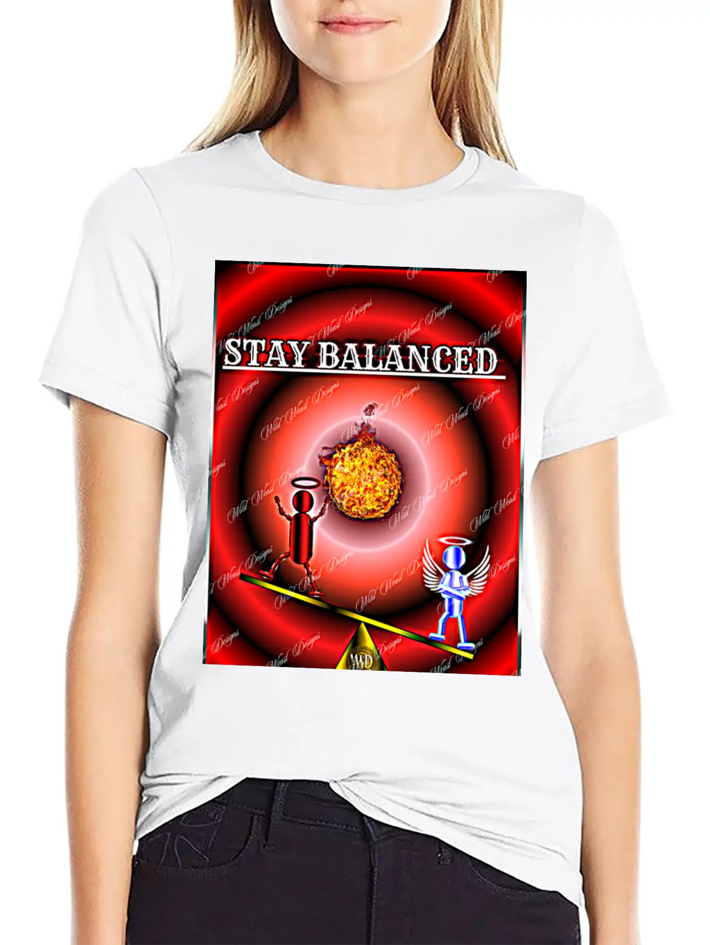 Stay Balanced Classic Cotton Tee – Unisex Comfort For Any Season