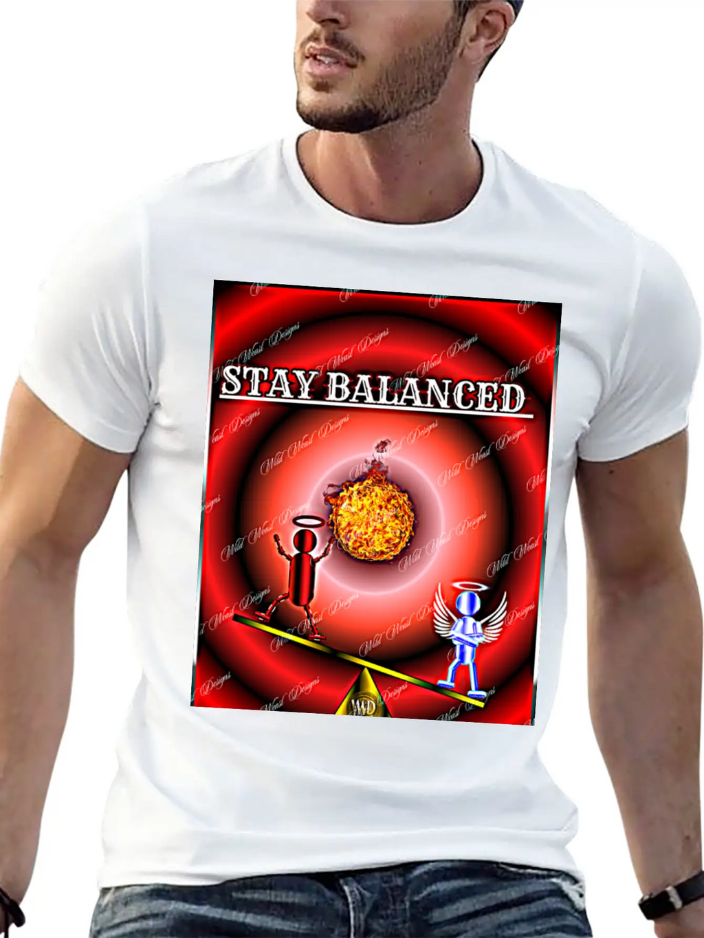 Stay Balanced Classic Cotton Tee – Unisex Comfort For Any Season