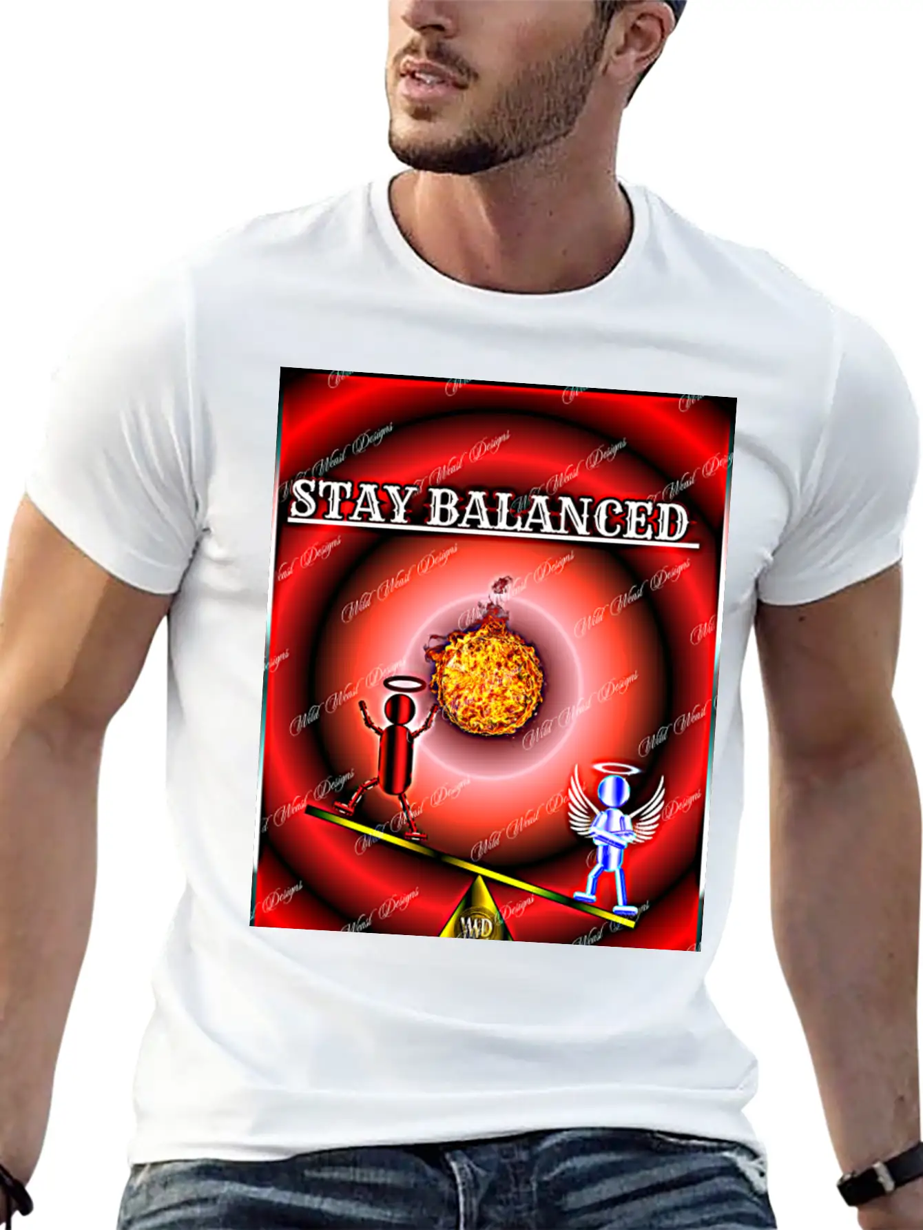 Stay Balanced Classic Cotton Tee – Unisex Comfort For Any Season