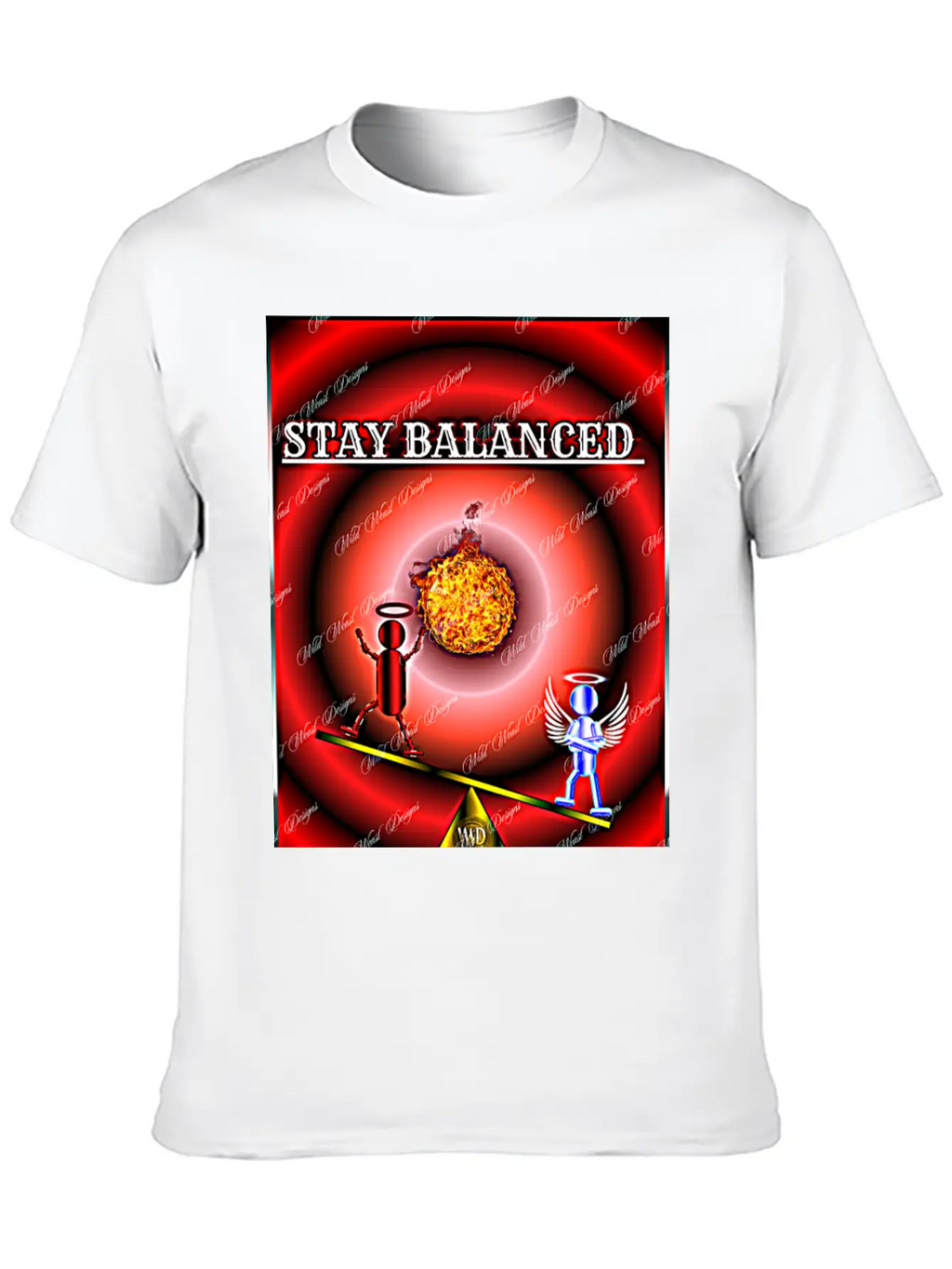 Stay Balanced Classic Cotton Tee – Unisex Comfort For Any Season