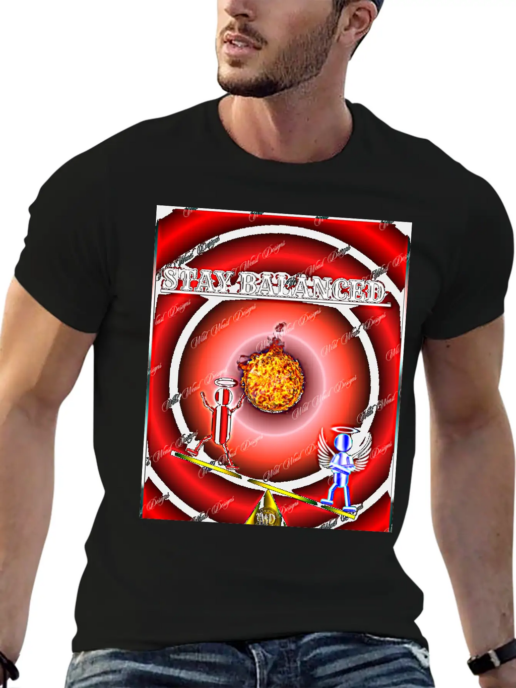 Stay Balanced Classic Cotton Tee – Unisex Comfort For Any Season
