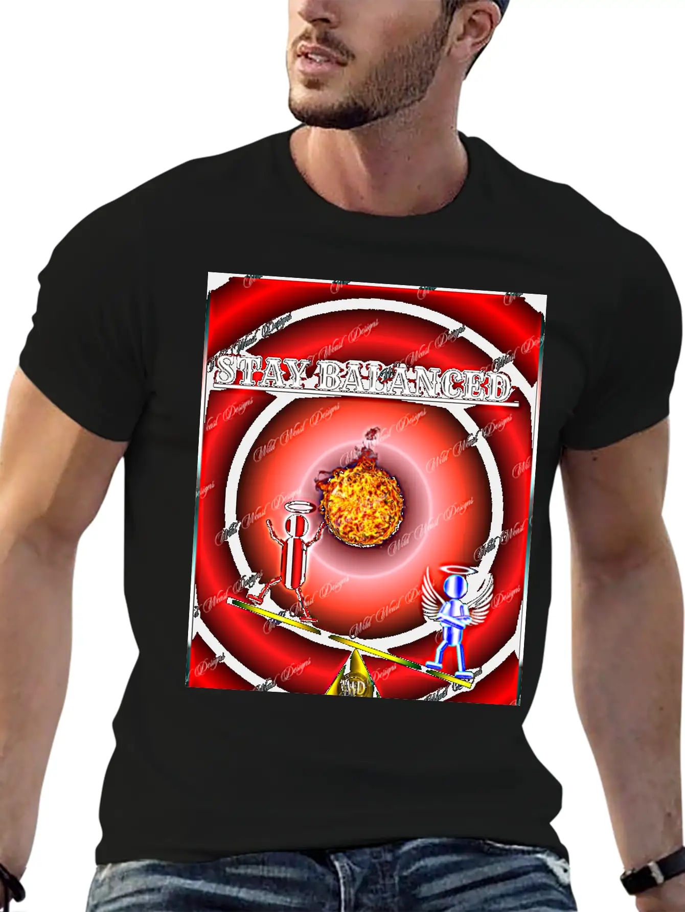 Stay Balanced Classic Cotton Tee – Unisex Comfort For Any Season