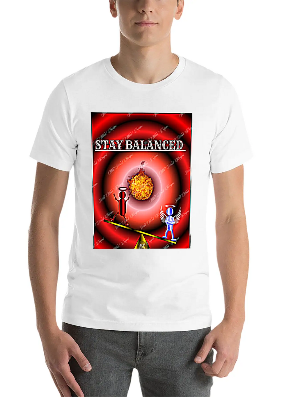 Stay Balanced Classic Cotton Tee – Unisex Comfort For Any Season