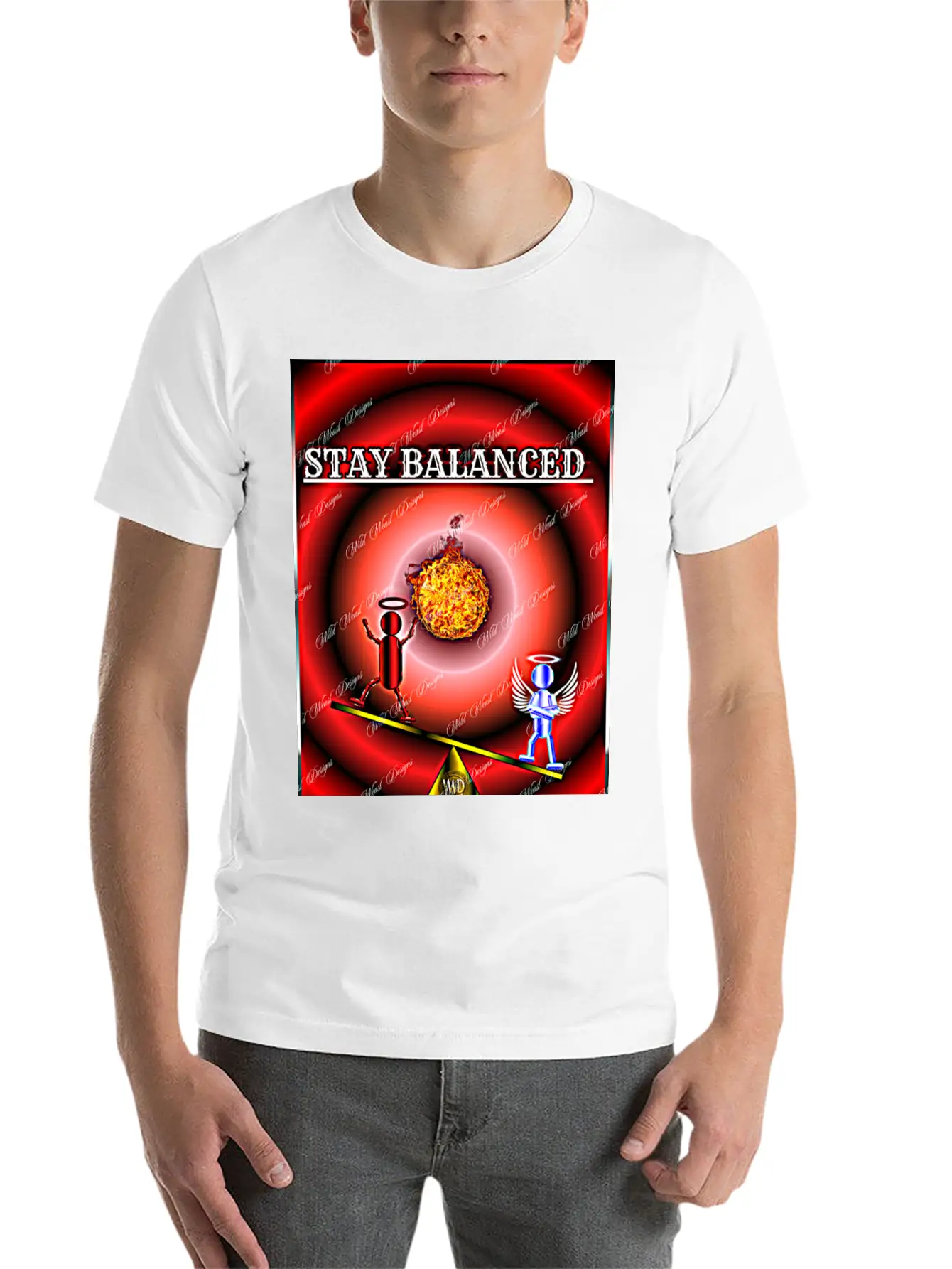Stay Balanced Classic Cotton Tee – Unisex Comfort For Any Season