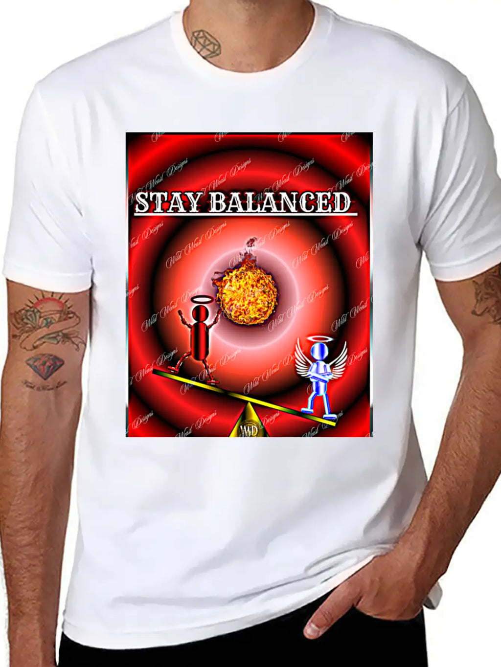 Stay Balanced Classic Cotton Tee – Unisex Comfort For Any Season