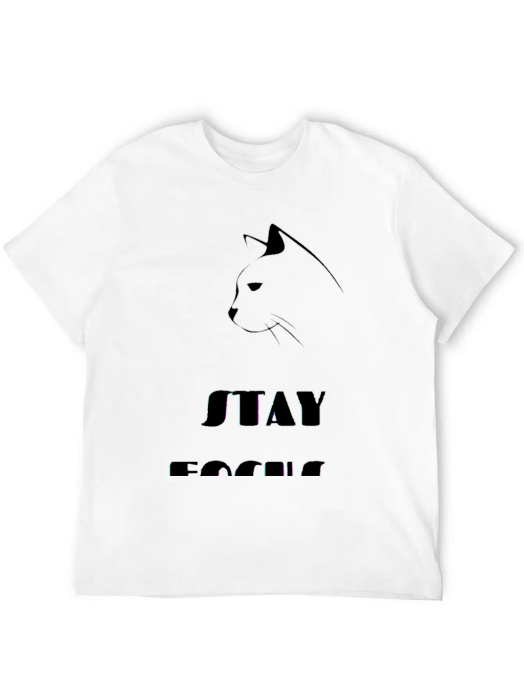 Stay Focus Unisex Casual T-Shirt – Clean Design For Daily Comfort