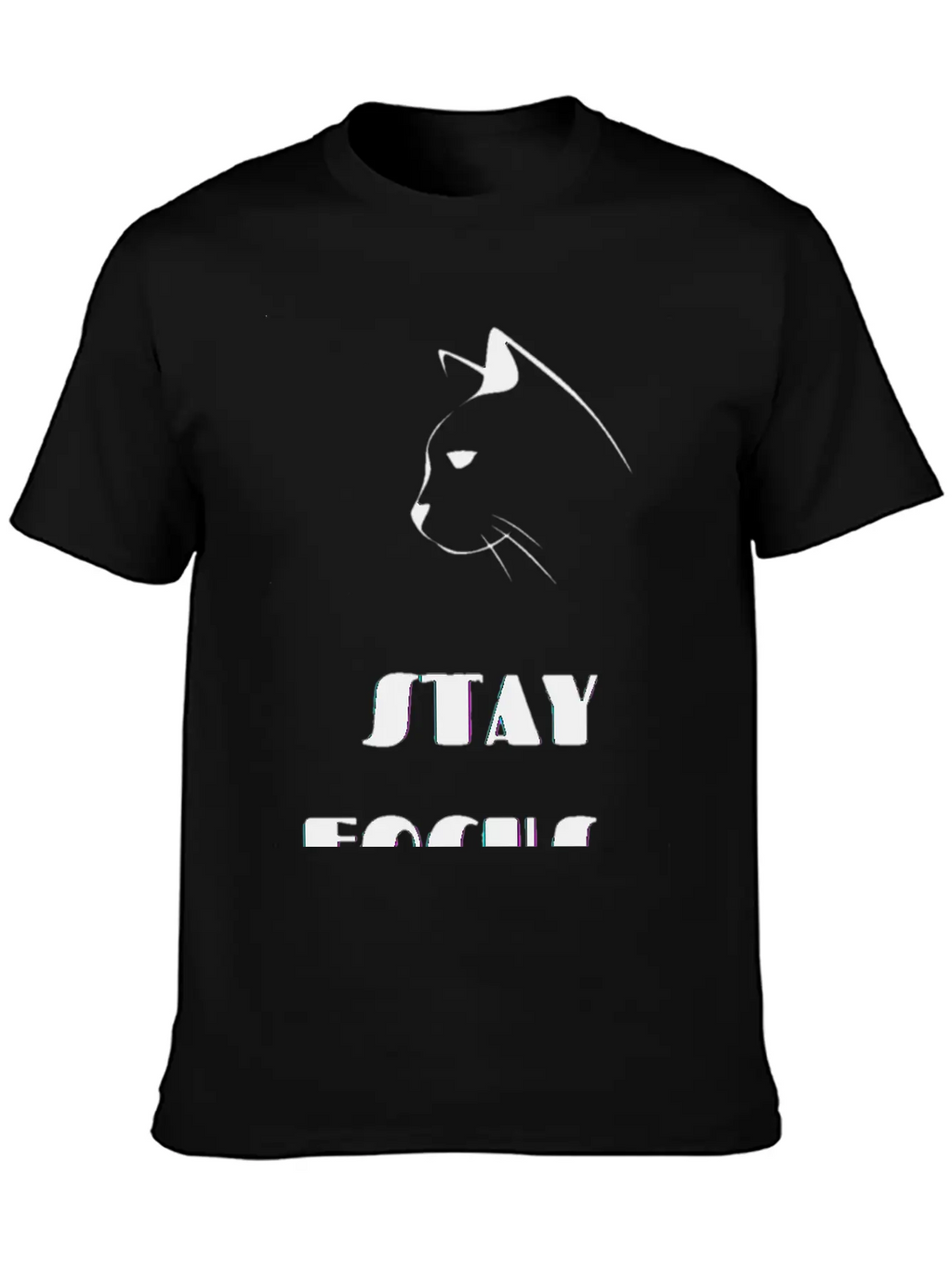 Stay Focus Unisex Casual T-Shirt – Clean Design For Daily Comfort