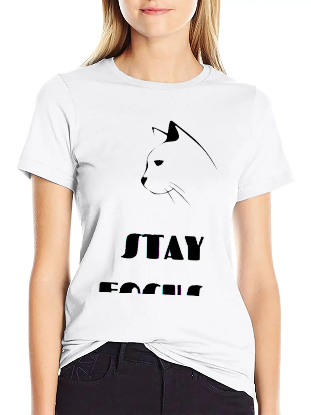 Stay Focus Unisex Casual T-Shirt – Clean Design For Daily Comfort