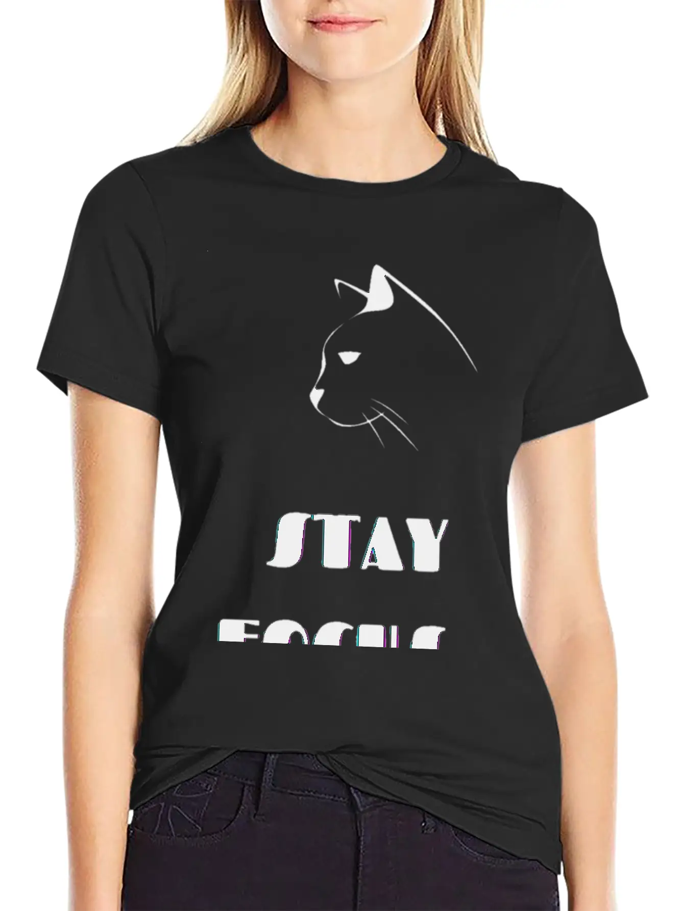 Stay Focus Unisex Casual T-Shirt – Clean Design For Daily Comfort