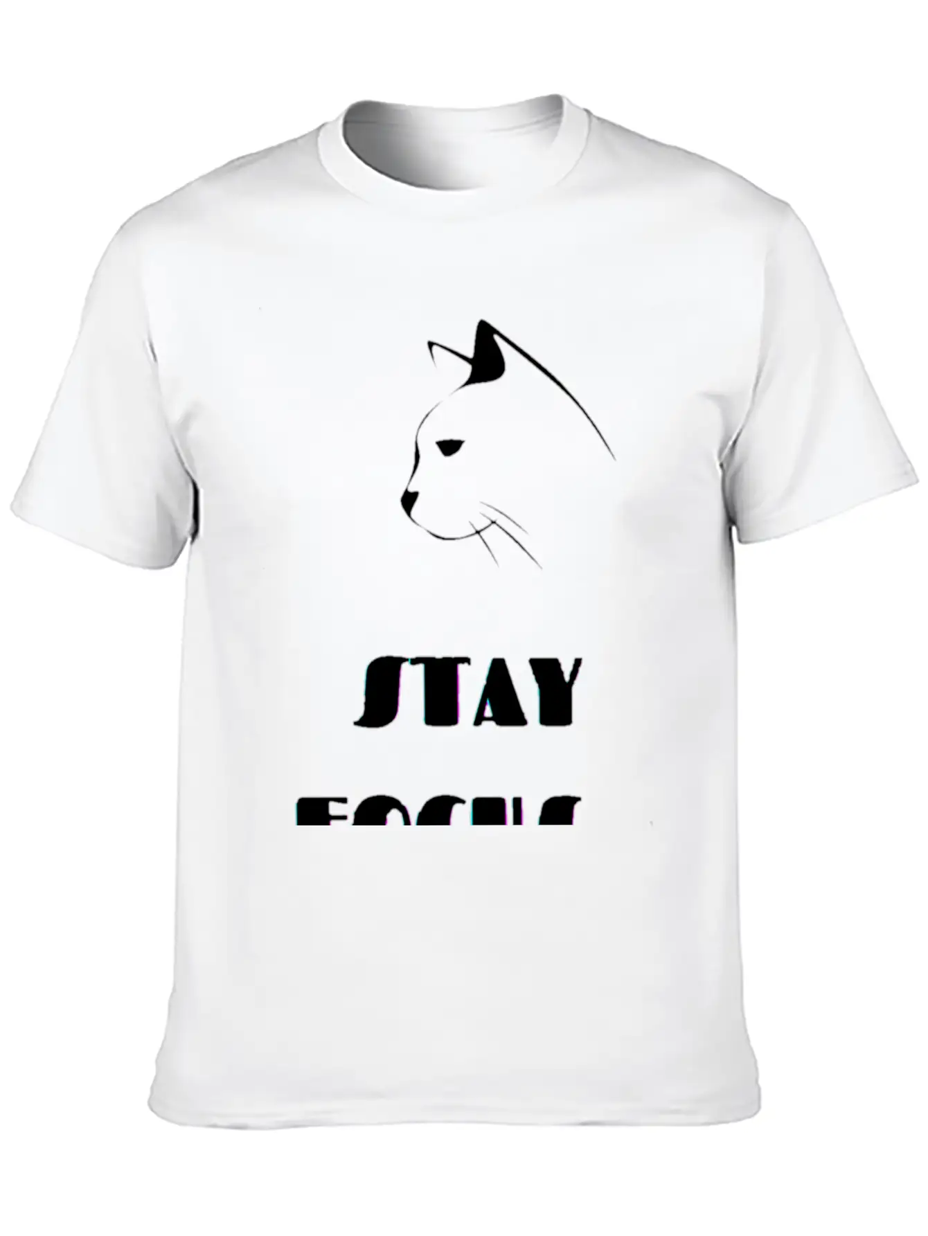 Stay Focus Unisex Casual T-Shirt – Clean Design For Daily Comfort