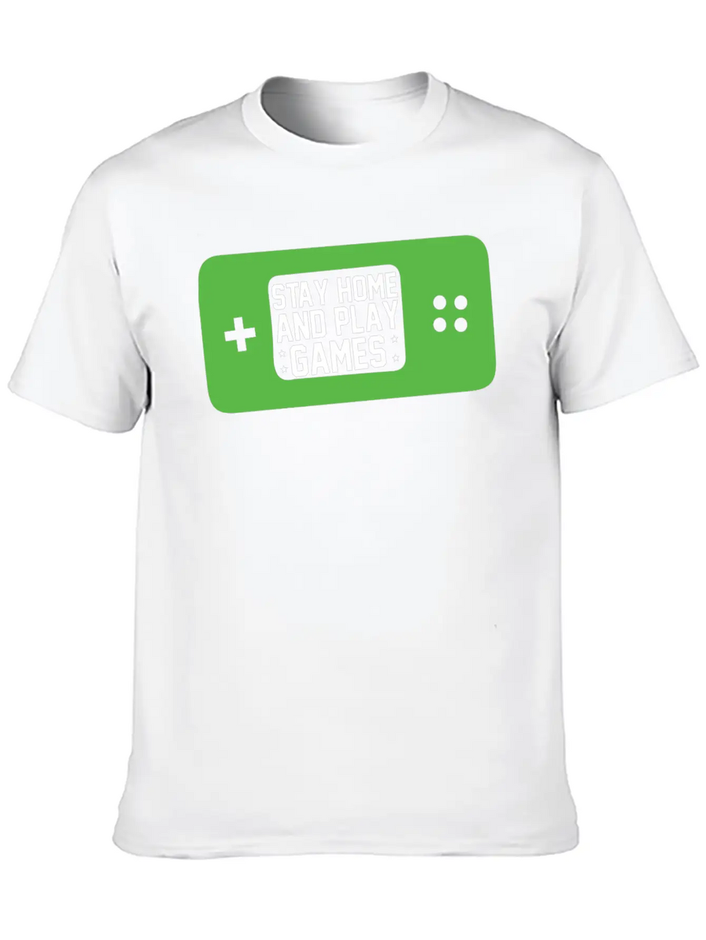 Stay Home And Play Games Relaxed Everyday Tee – Lightweight And Durable Cotton