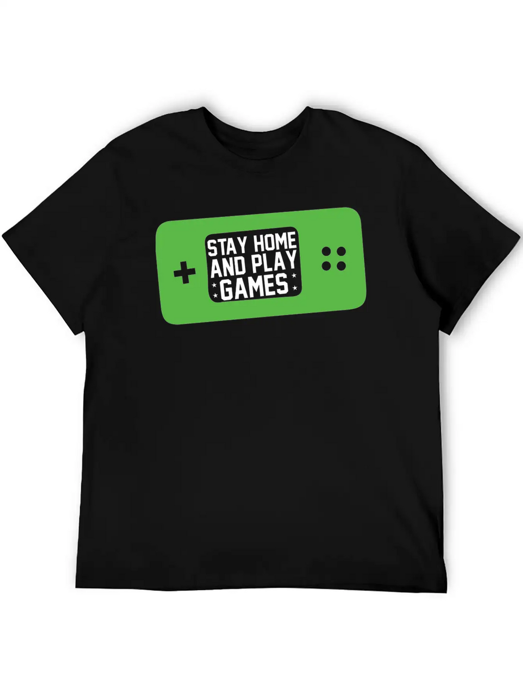 Stay Home And Play Games Relaxed Everyday Tee – Lightweight And Durable Cotton