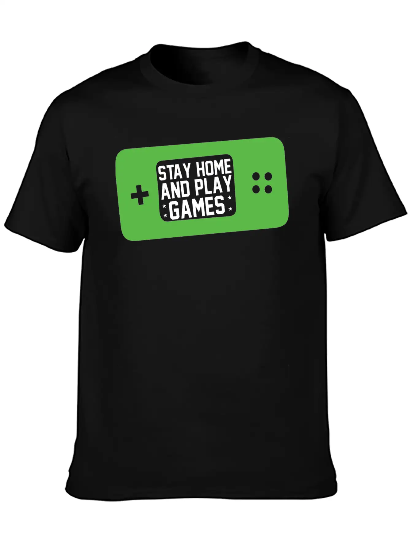 Stay Home And Play Games Relaxed Everyday Tee – Lightweight And Durable Cotton