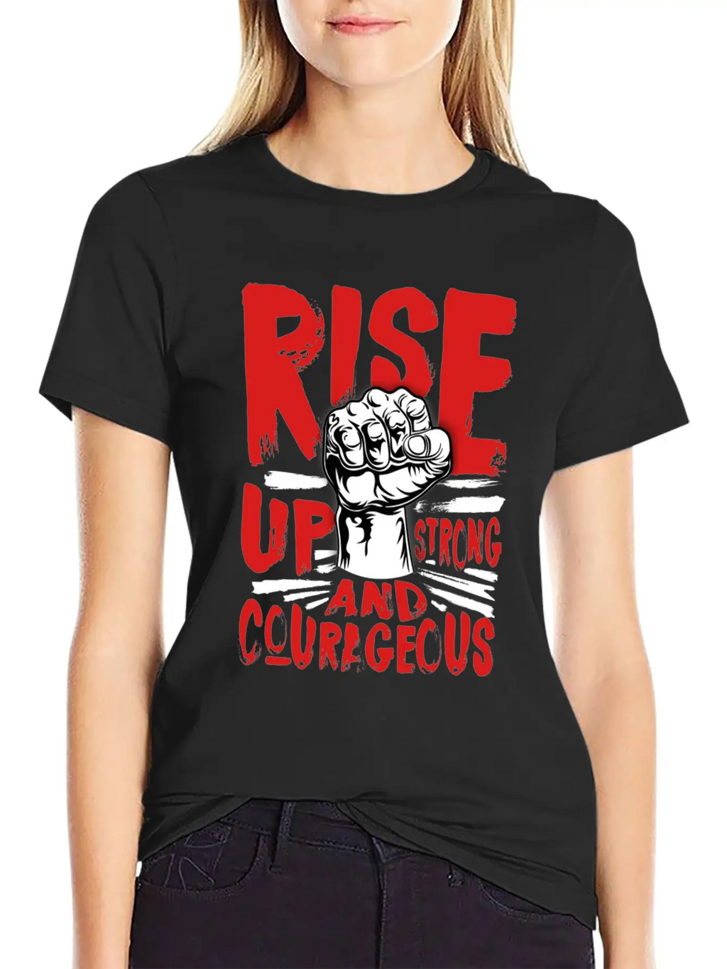 Stay Strong Basic Graphic T-Shirt – Daily Comfort In Soft Cotton