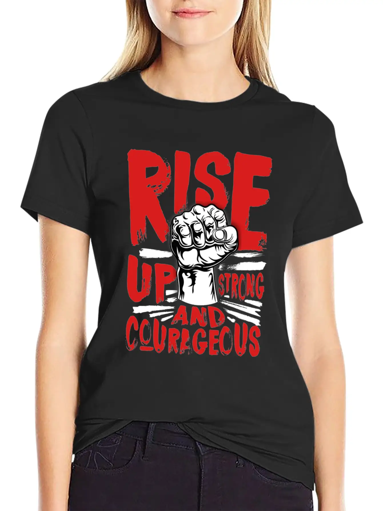 Stay Strong Basic Graphic T-Shirt – Daily Comfort In Soft Cotton
