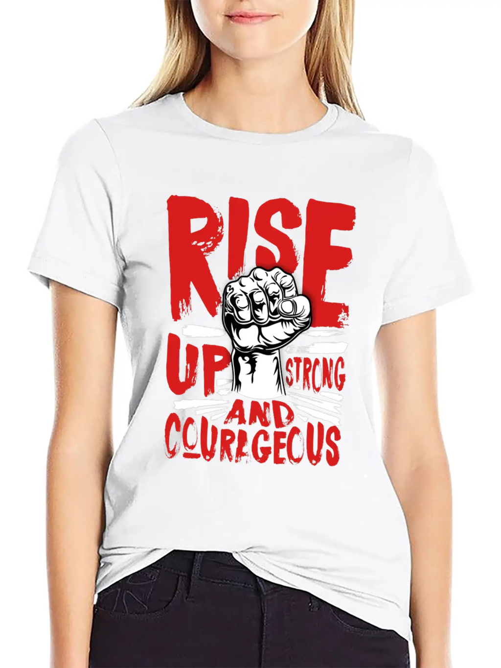 Stay Strong Basic Graphic T-Shirt – Daily Comfort In Soft Cotton