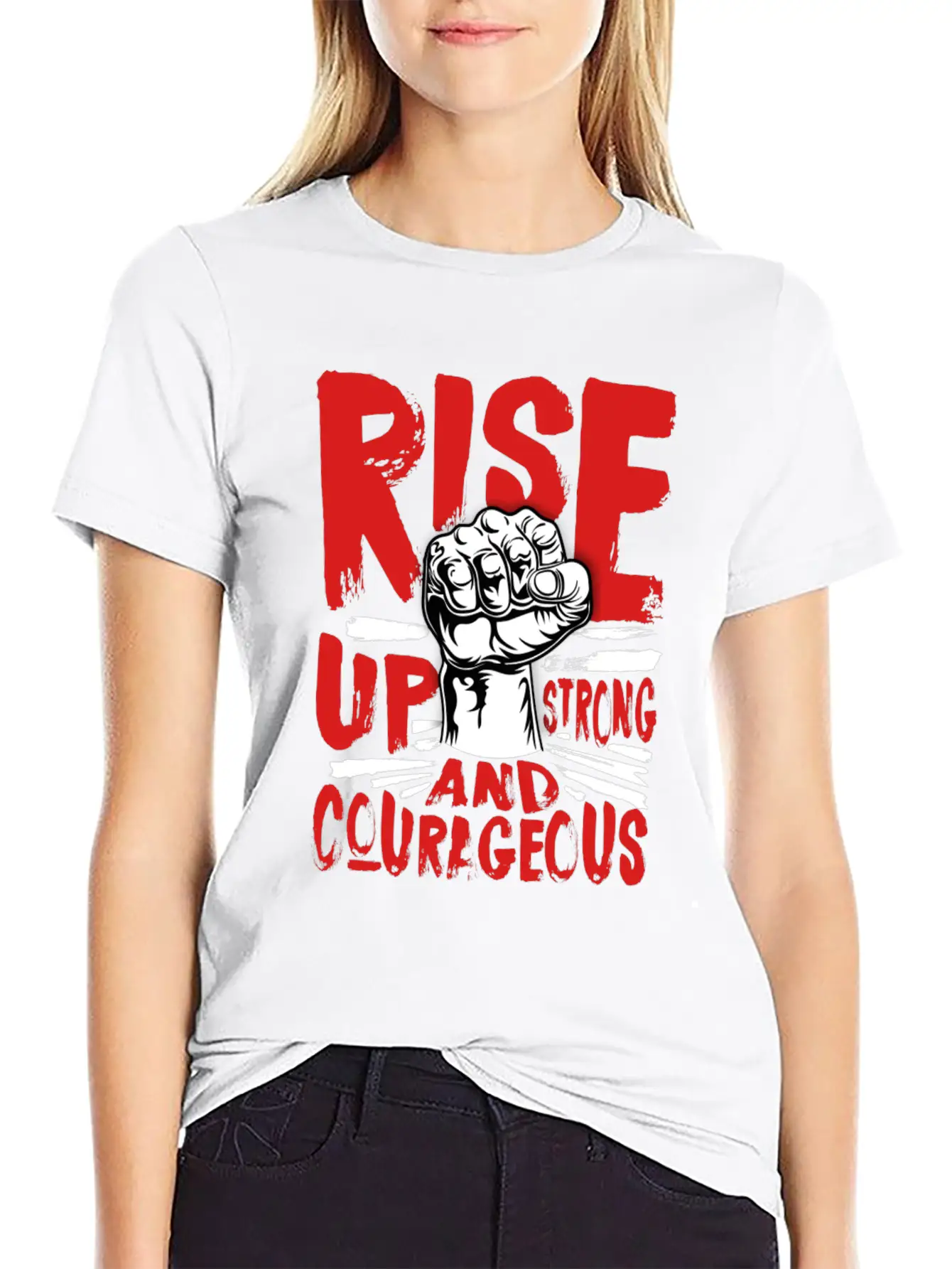 Stay Strong Basic Graphic T-Shirt – Daily Comfort In Soft Cotton