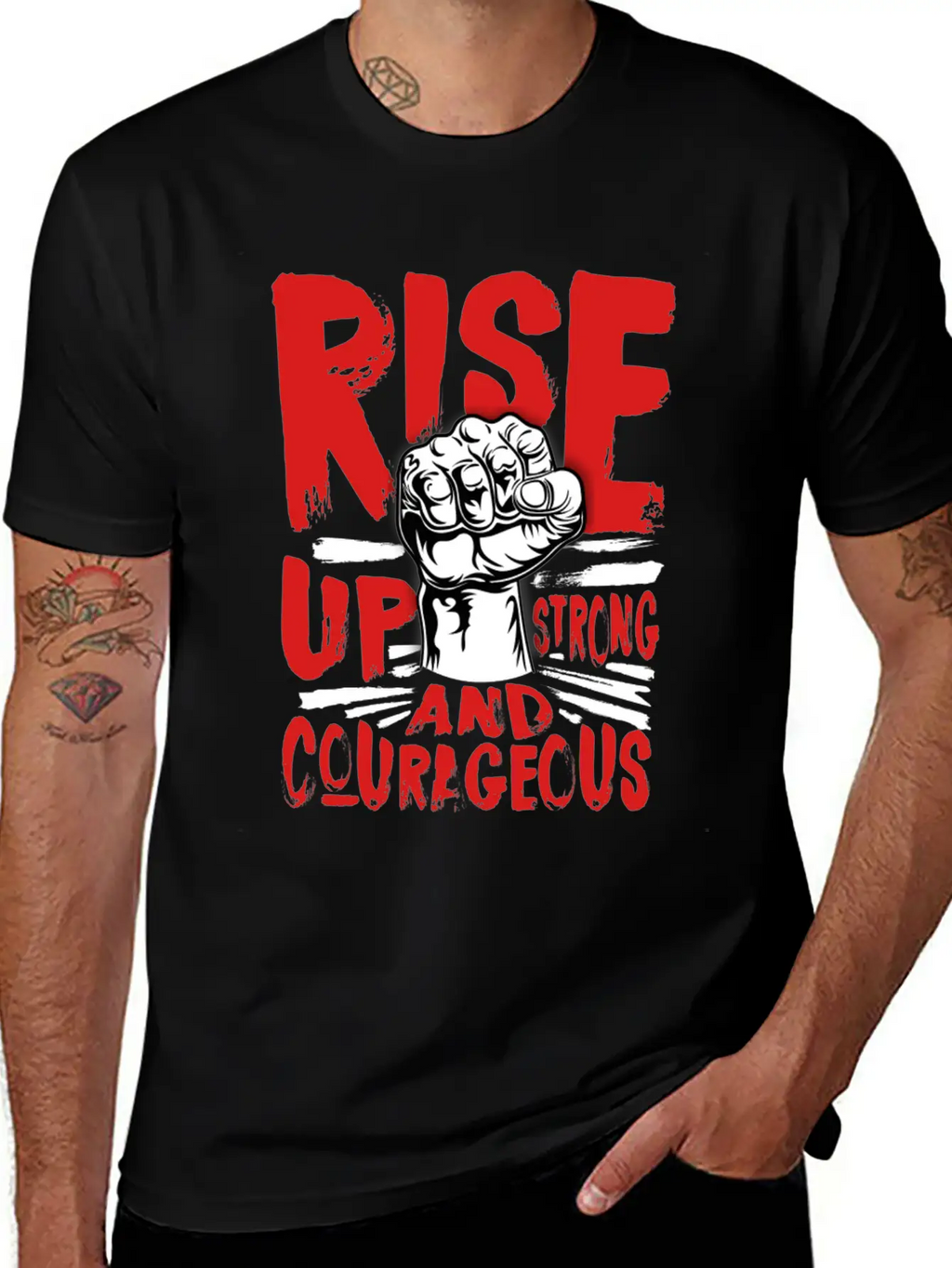 Stay Strong Basic Graphic T-Shirt – Daily Comfort In Soft Cotton