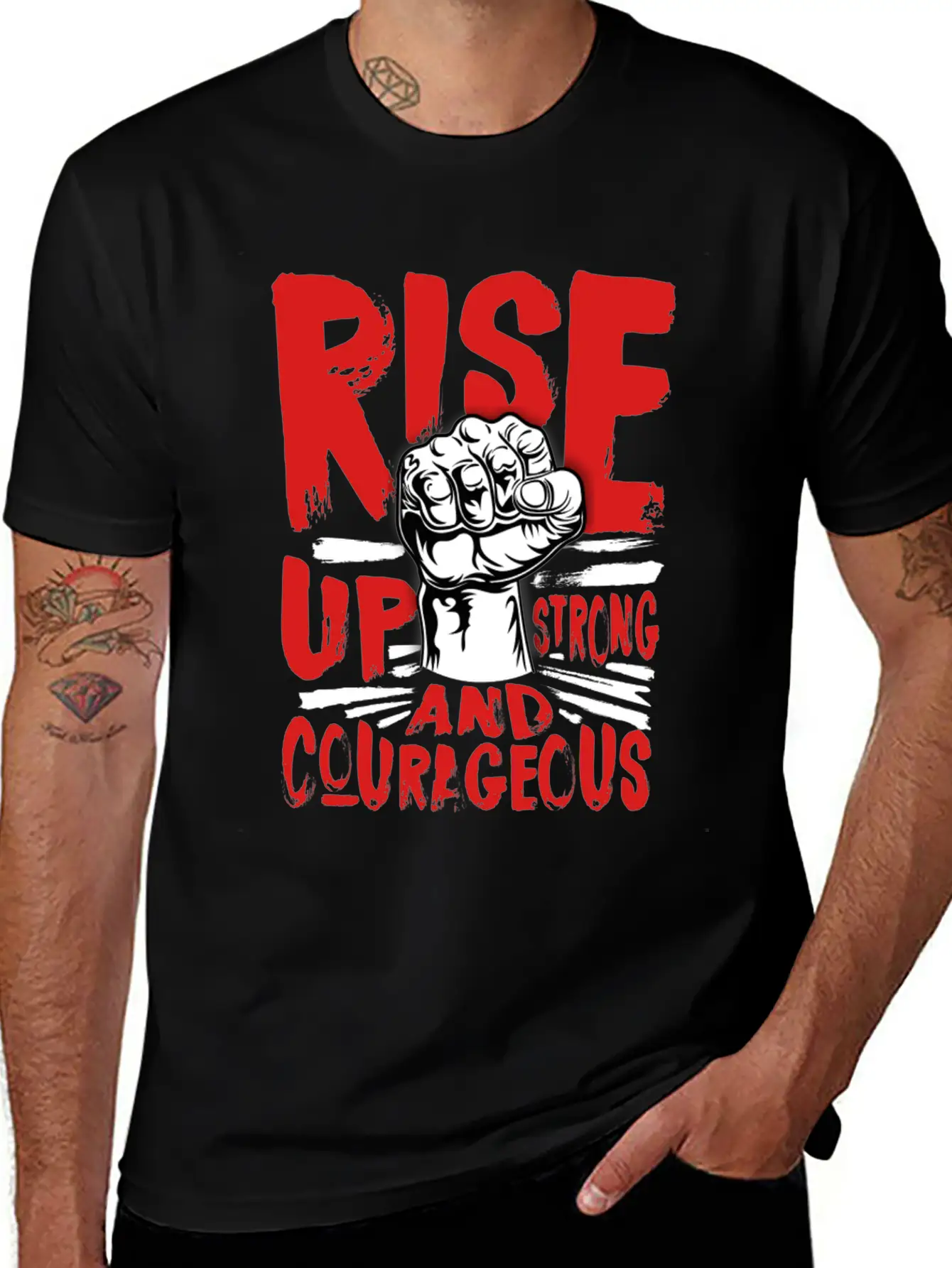 Stay Strong Basic Graphic T-Shirt – Daily Comfort In Soft Cotton