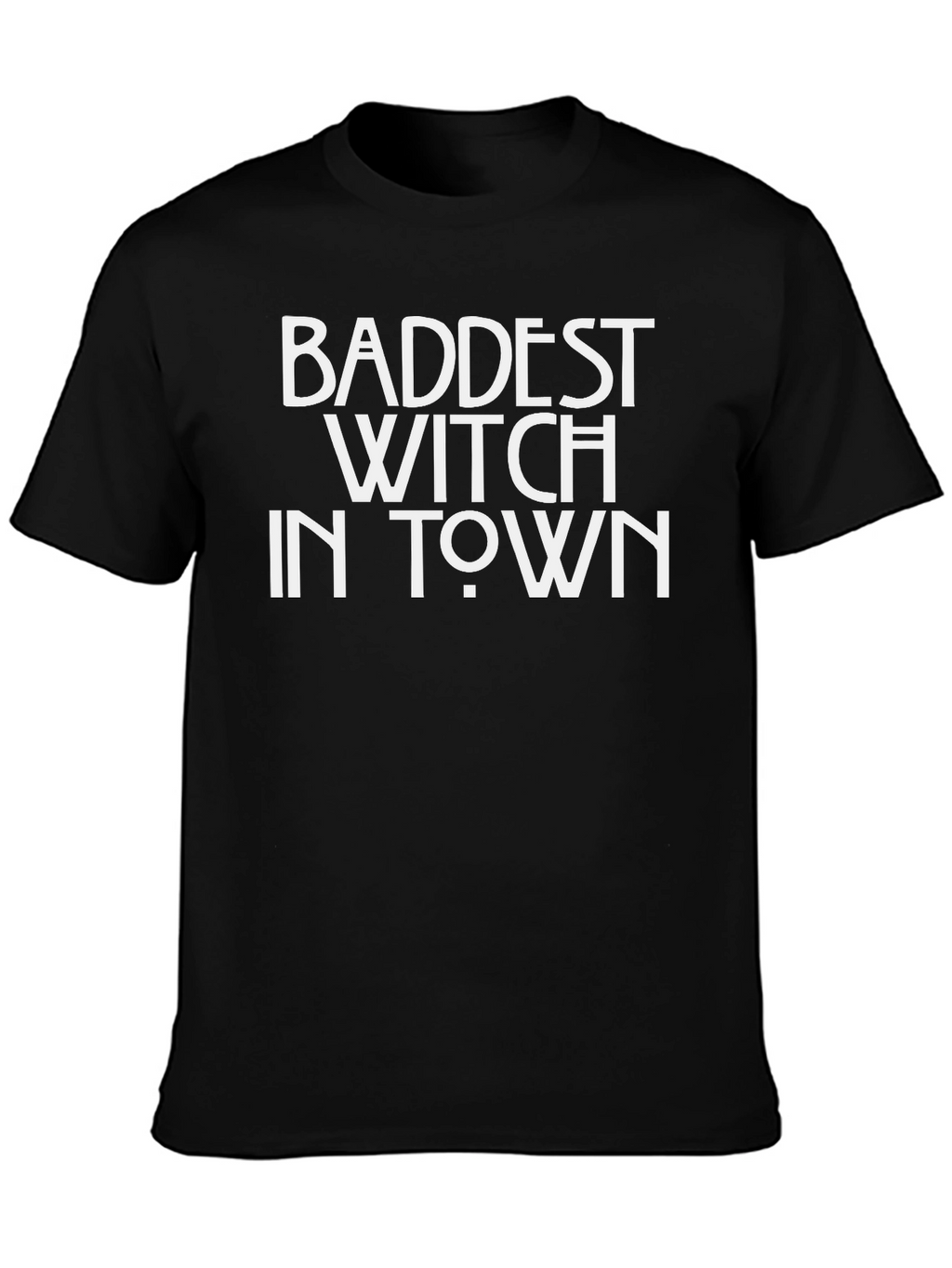 Baddest Witch in Town Graphic Tee - Halloween Fashion