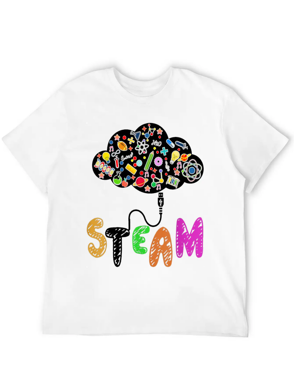 STEAM Teacher And Student Back To School STEM Essential Cotton Tee For Daily Outfits – Unisex Style