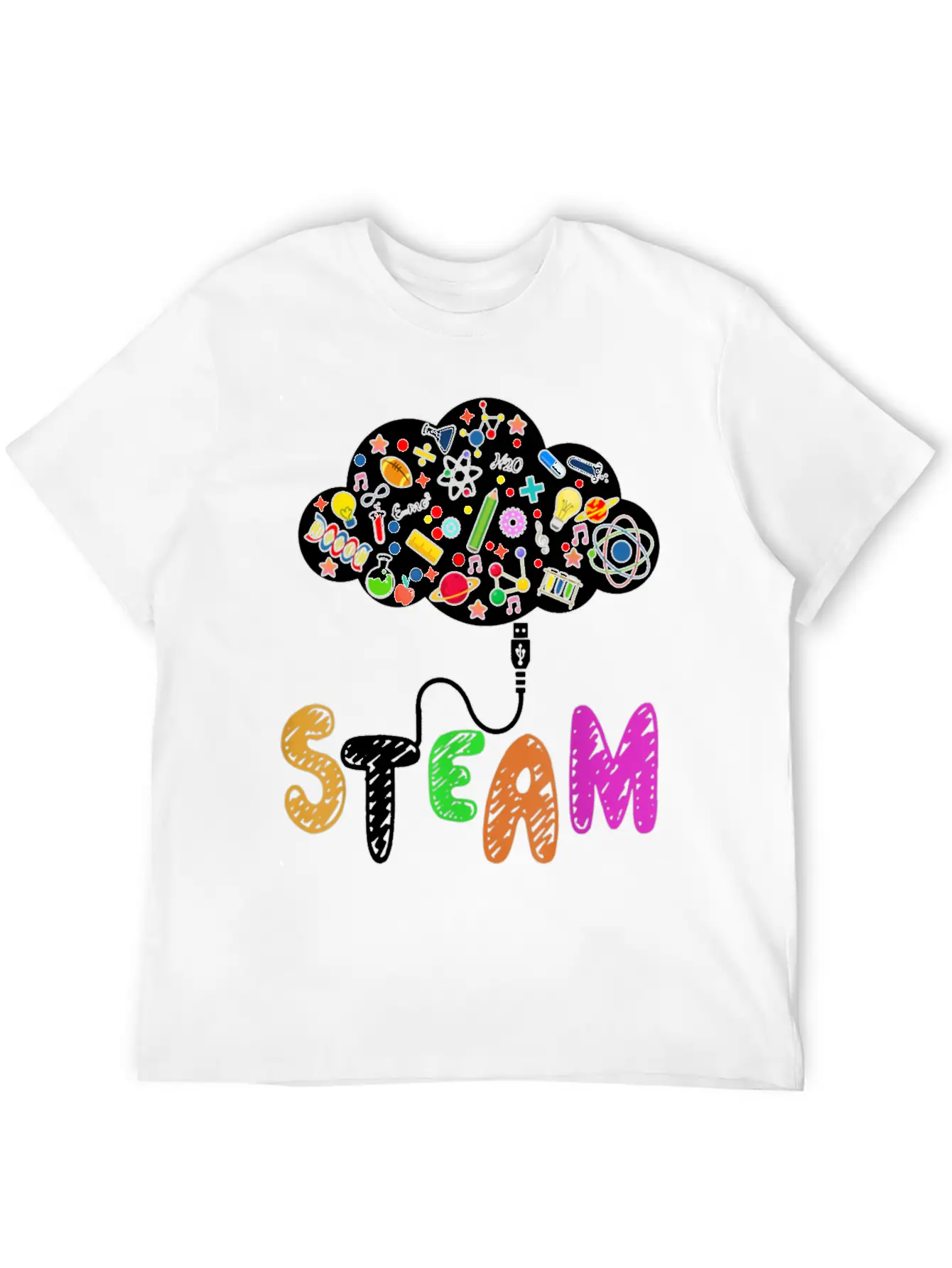 STEAM Teacher And Student Back To School STEM Essential Cotton Tee For Daily Outfits – Unisex Style