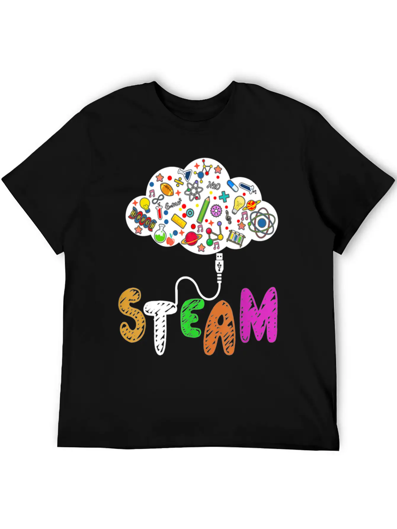 STEAM Teacher And Student Back To School STEM Essential Cotton Tee For Daily Outfits – Unisex Style