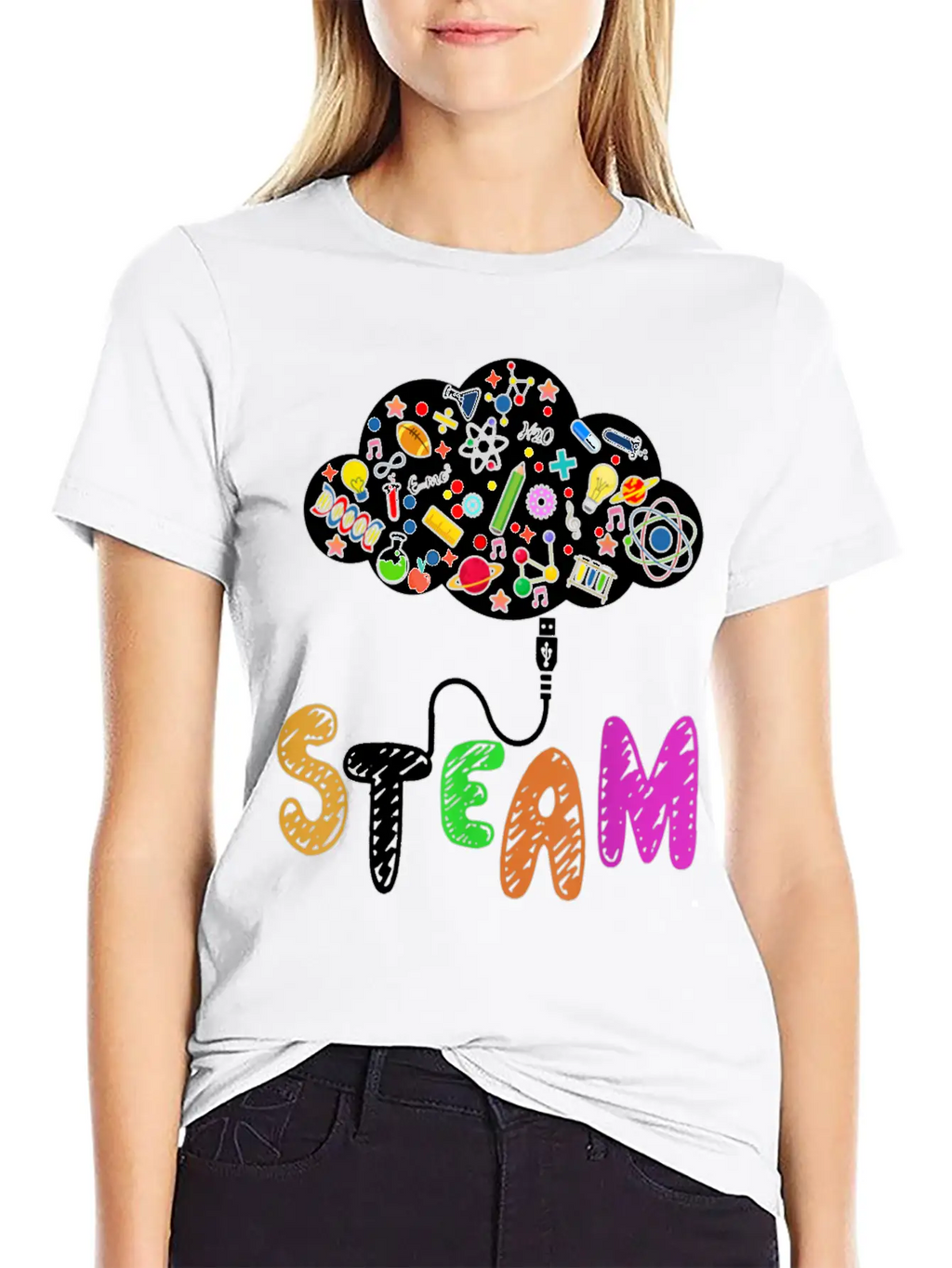 STEAM Teacher And Student Back To School STEM Essential Cotton Tee For Daily Outfits – Unisex Style