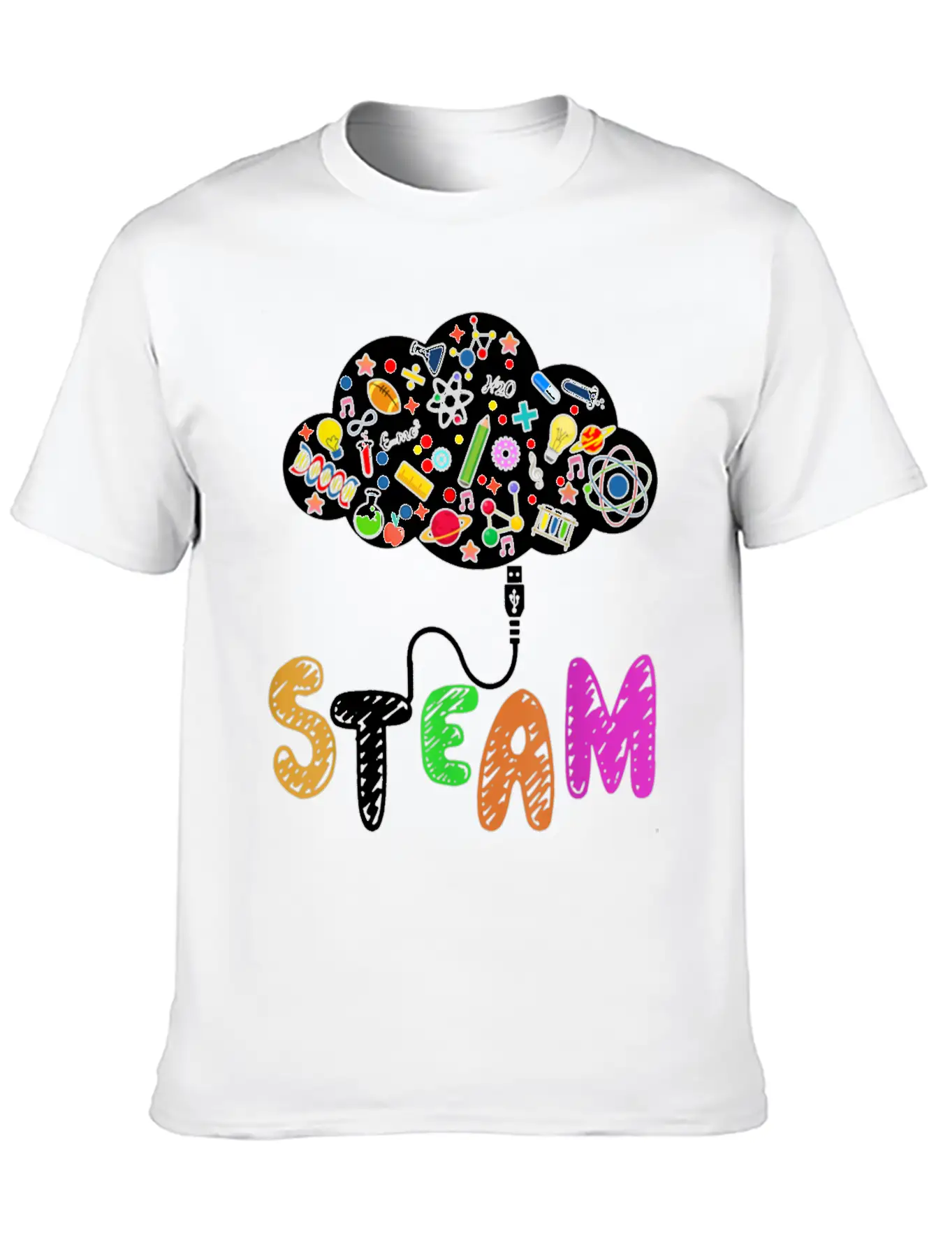 STEAM Teacher And Student Back To School STEM Essential Cotton Tee For Daily Outfits – Unisex Style