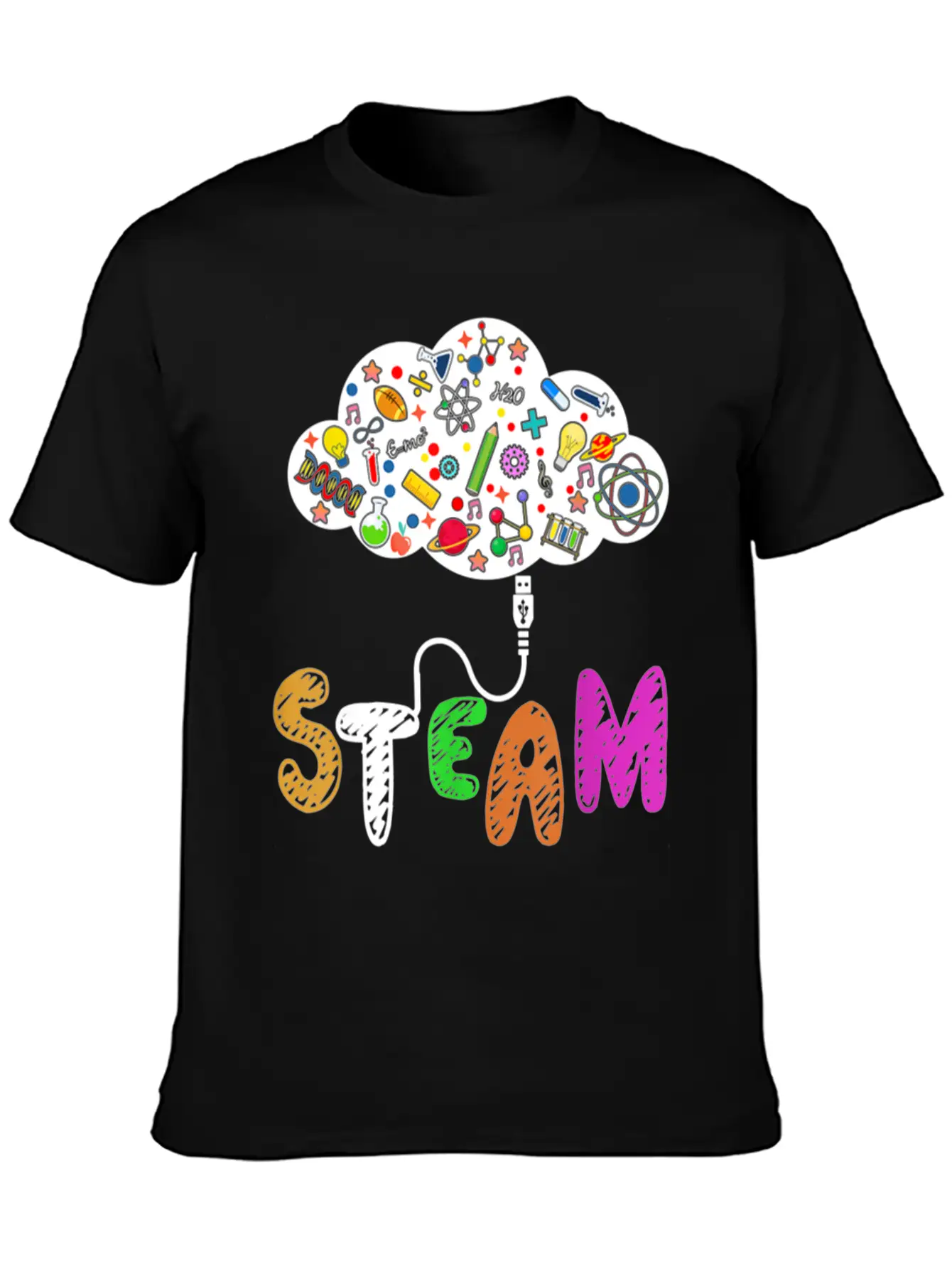 STEAM Teacher And Student Back To School STEM Essential Cotton Tee For Daily Outfits – Unisex Style