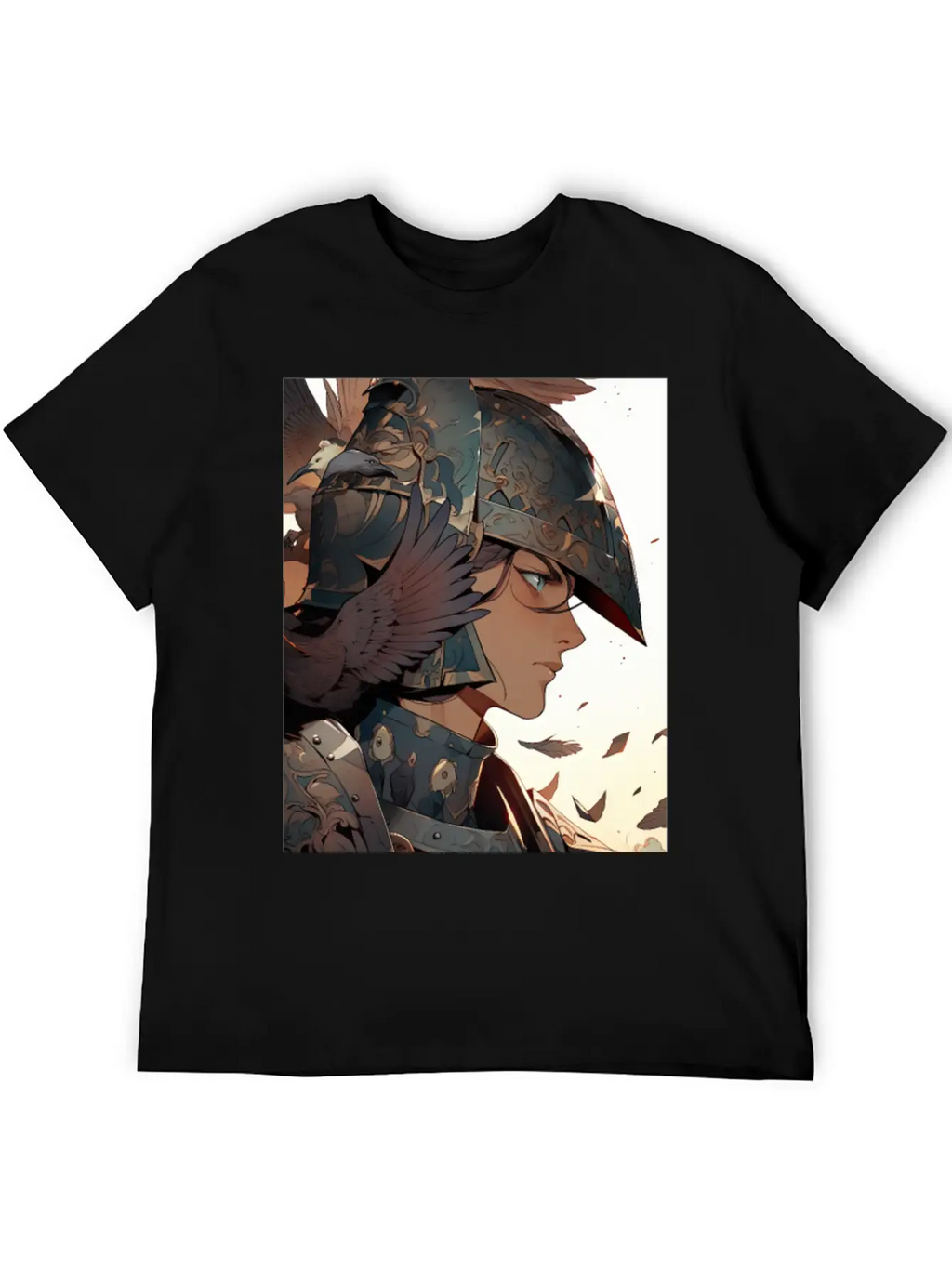 Steel Blossom: The Cute Warrior Timeless Short Sleeve Tee – Comfy And Minimalist Design
