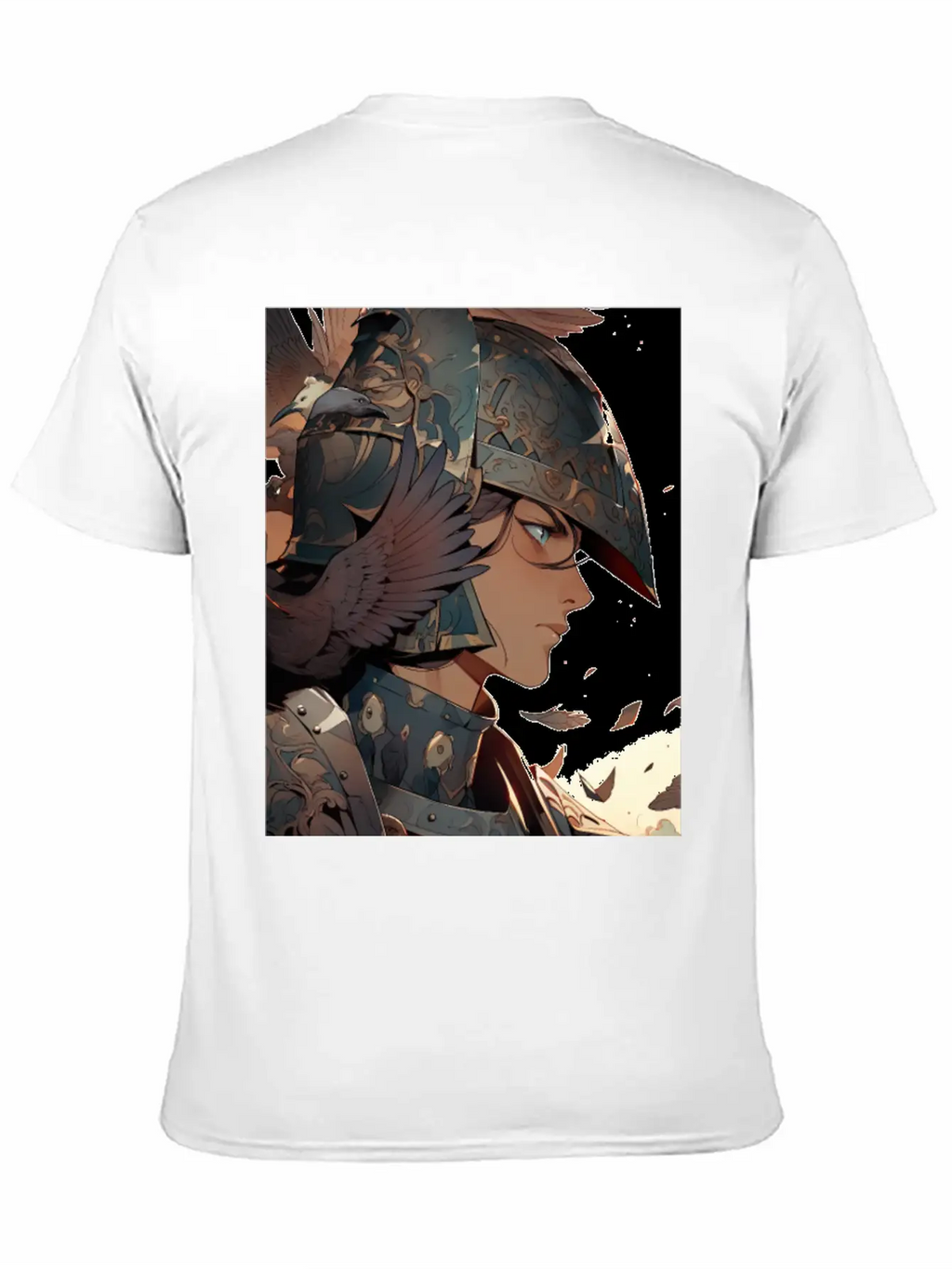 Steel Blossom: The Cute Warrior Timeless Short Sleeve Tee – Comfy And Minimalist Design