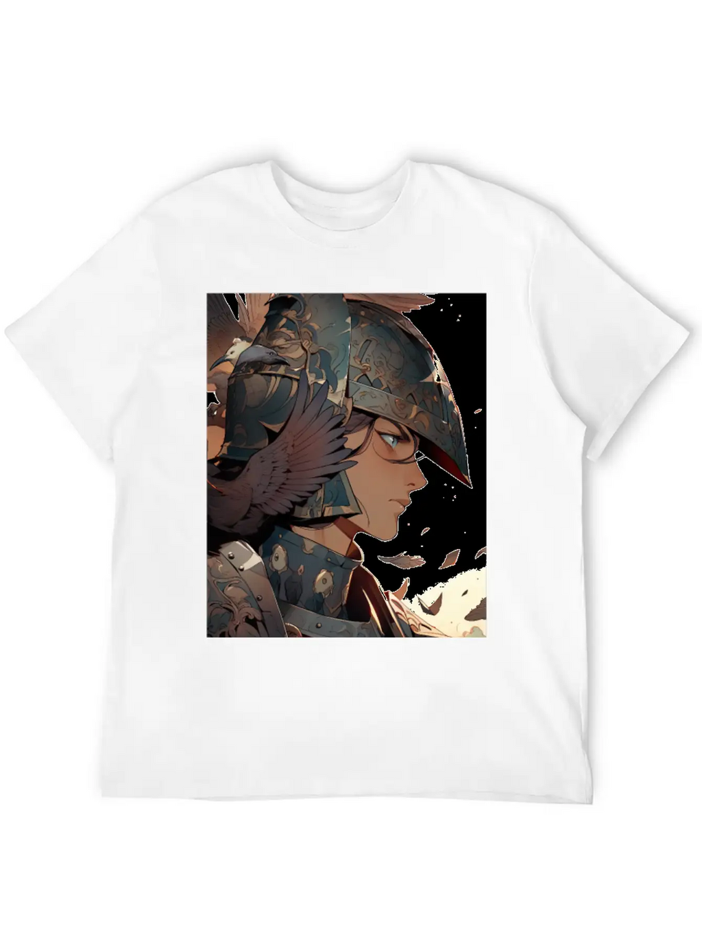 Steel Blossom: The Cute Warrior Timeless Short Sleeve Tee – Comfy And Minimalist Design