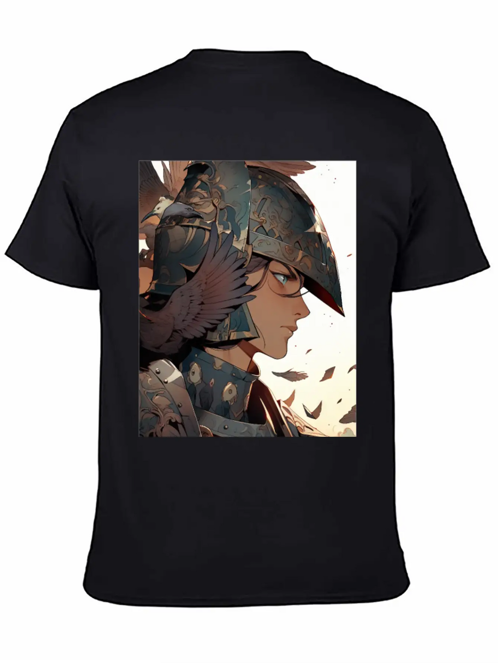 Steel Blossom: The Cute Warrior Timeless Short Sleeve Tee – Comfy And Minimalist Design