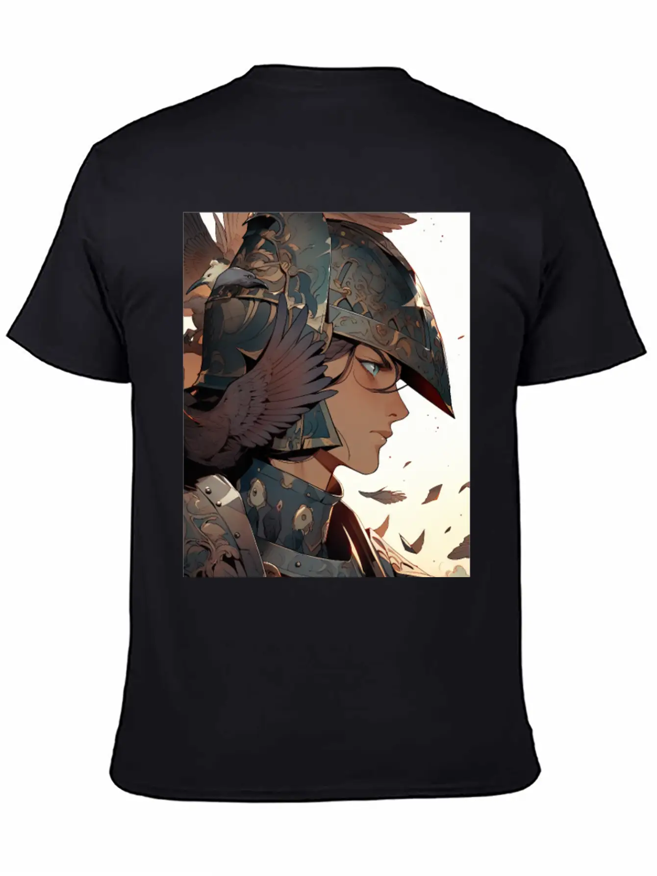 Steel Blossom: The Cute Warrior Timeless Short Sleeve Tee – Comfy And Minimalist Design