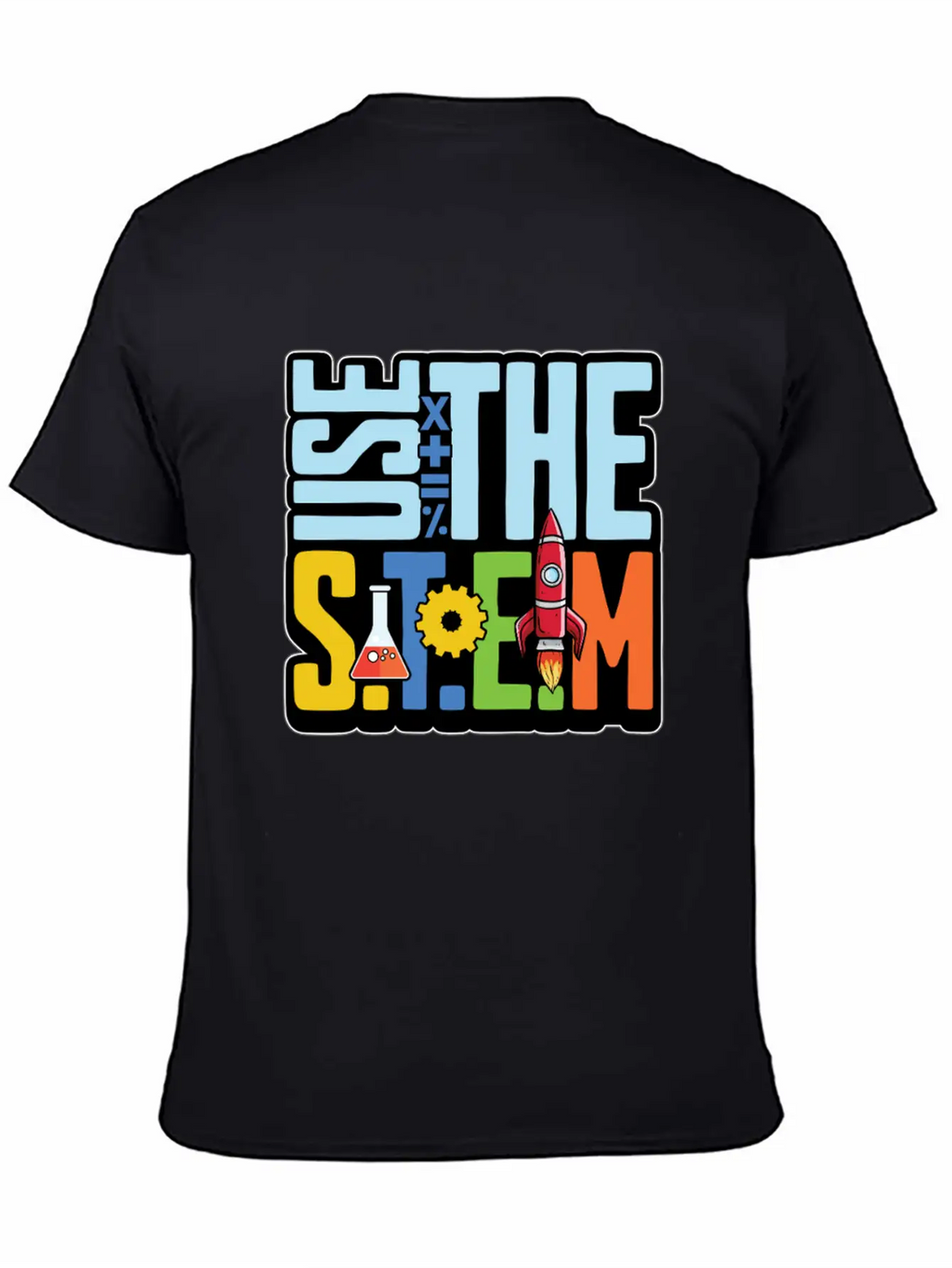 STEM Teacher Use The STEM Loves Computer Science Timeless Short Sleeve Tee – Comfy And Minimalist Design