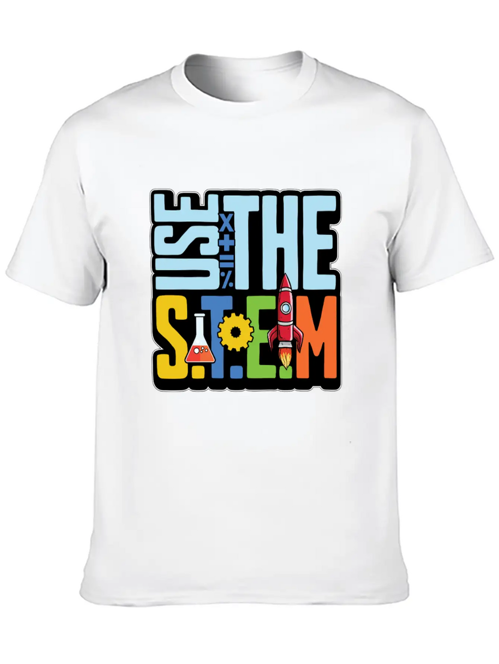 STEM Teacher Use The STEM Loves Computer Science Timeless Short Sleeve Tee – Comfy And Minimalist Design