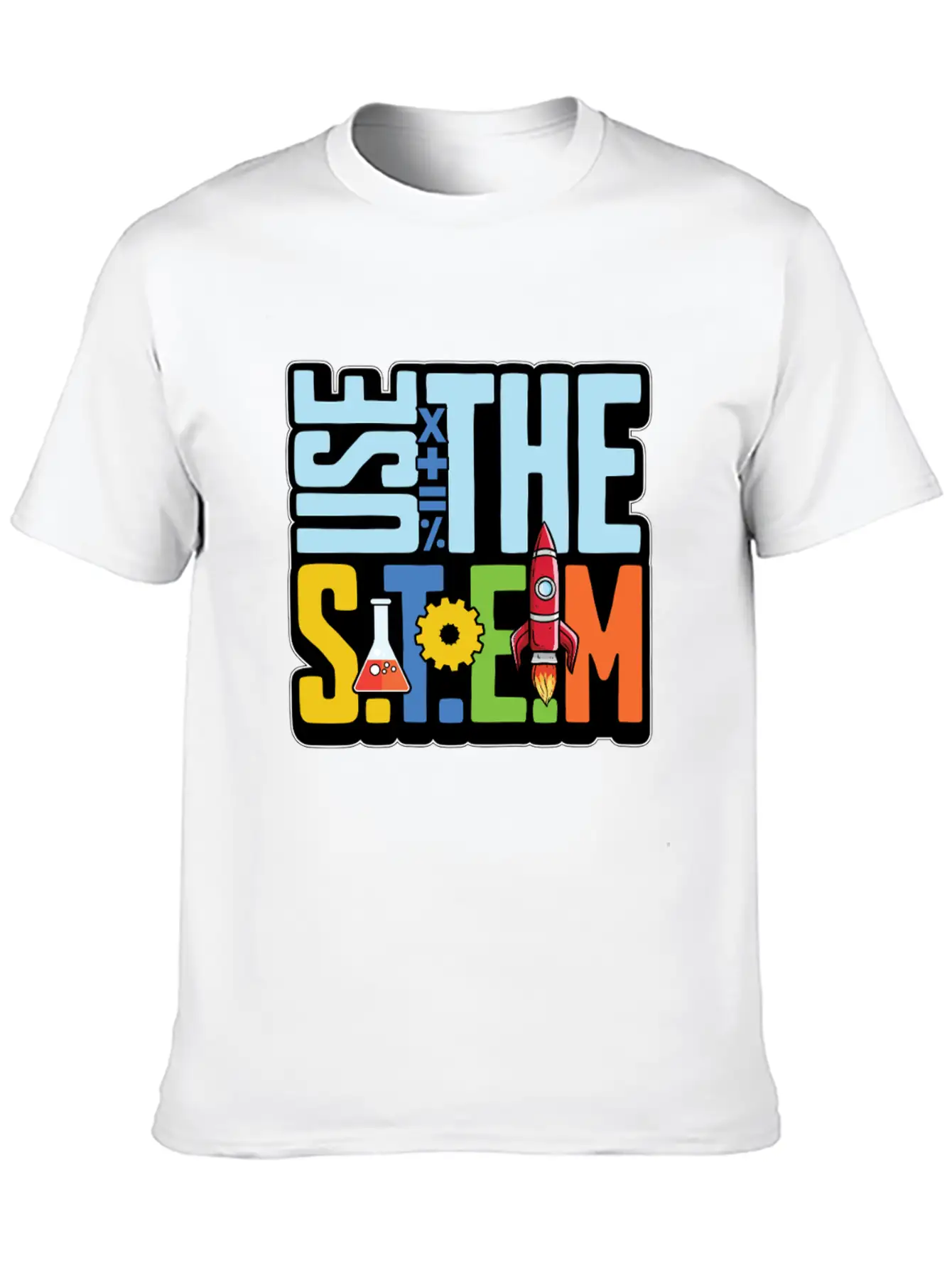 STEM Teacher Use The STEM Loves Computer Science Timeless Short Sleeve Tee – Comfy And Minimalist Design