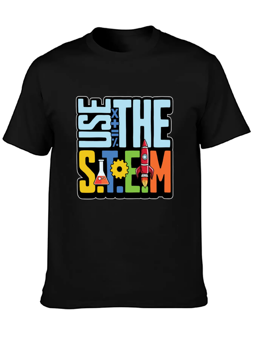 STEM Teacher Use The STEM Loves Computer Science Timeless Short Sleeve Tee – Comfy And Minimalist Design