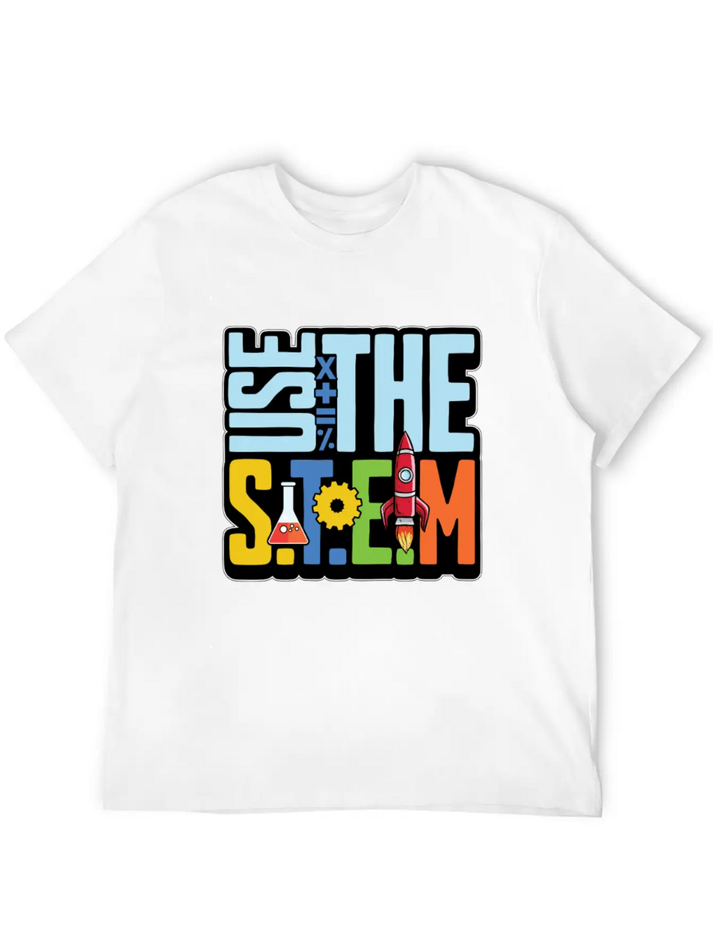 STEM Teacher Use The STEM Loves Computer Science Timeless Short Sleeve Tee – Comfy And Minimalist Design