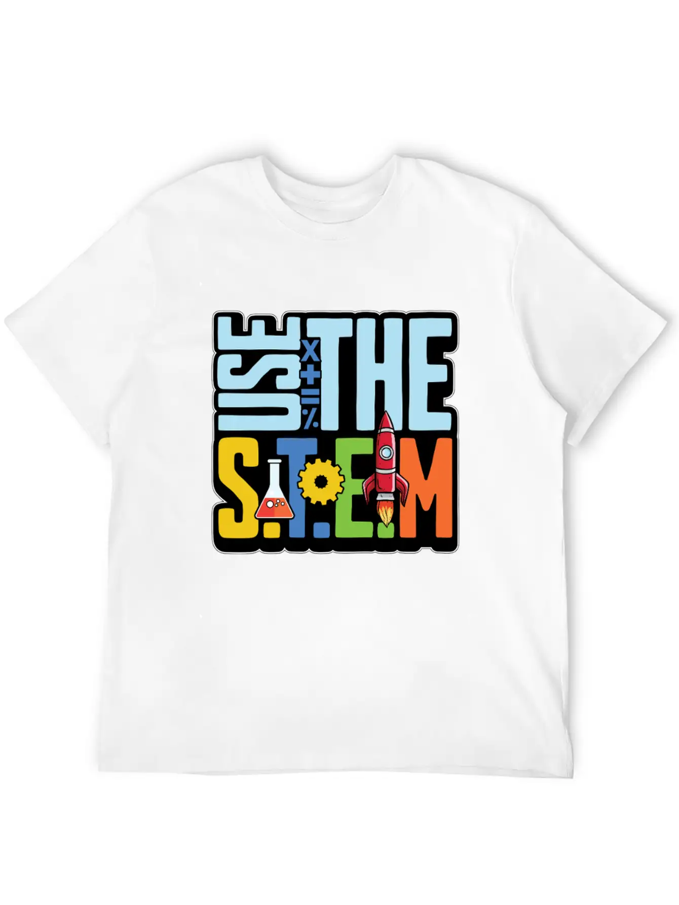 STEM Teacher Use The STEM Loves Computer Science Timeless Short Sleeve Tee – Comfy And Minimalist Design