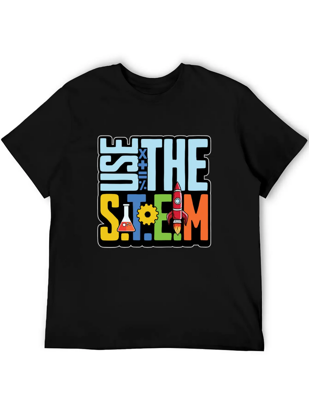 STEM Teacher Use The STEM Loves Computer Science Timeless Short Sleeve Tee – Comfy And Minimalist Design