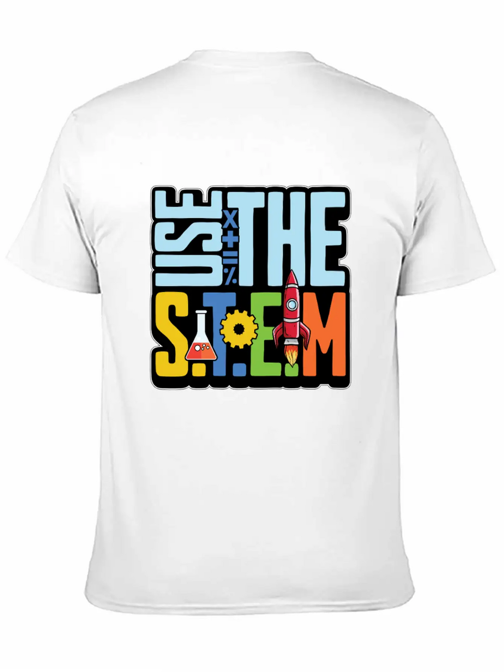 STEM Teacher Use The STEM Loves Computer Science Timeless Short Sleeve Tee – Comfy And Minimalist Design