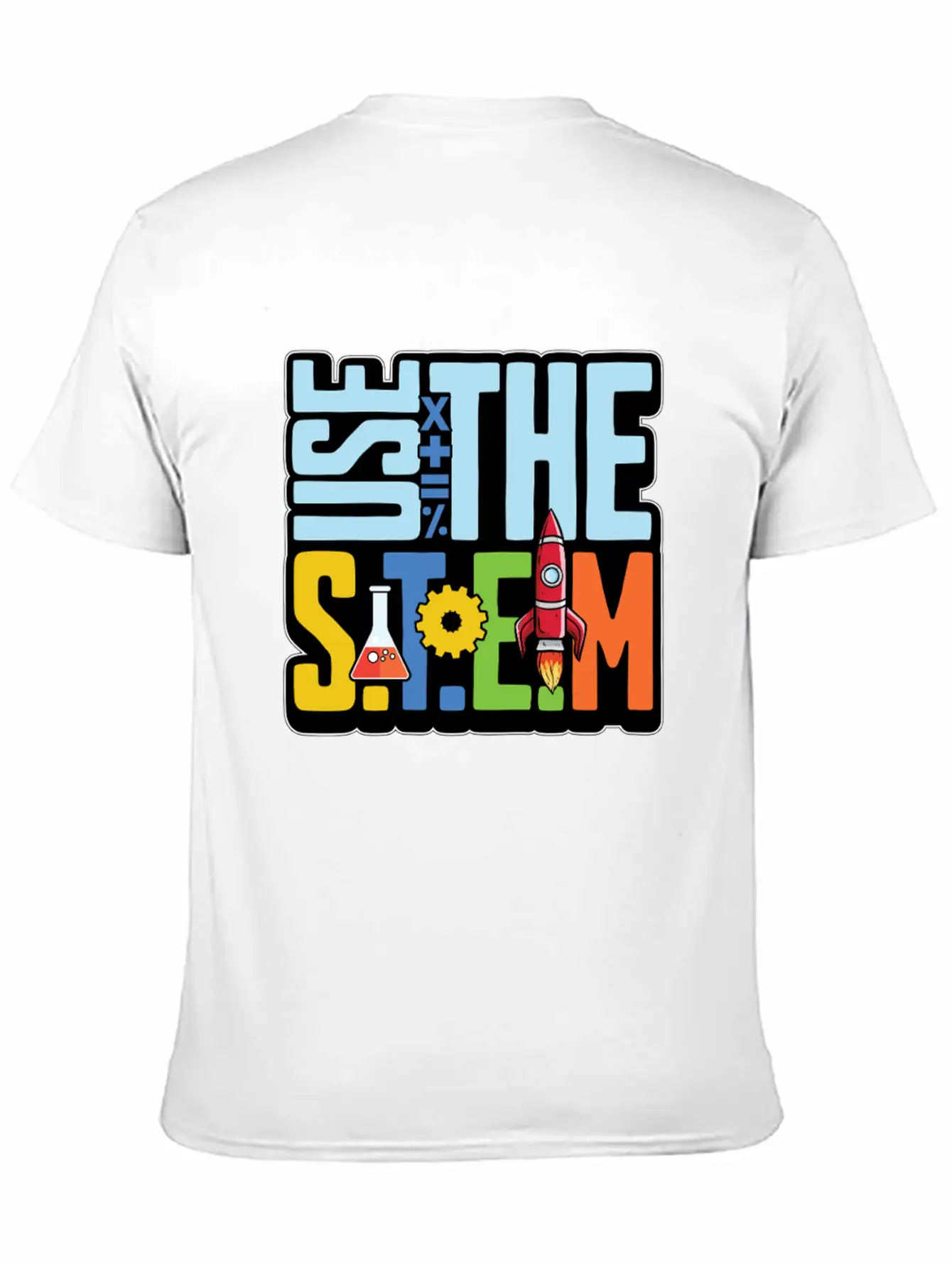 STEM Teacher Use The STEM Loves Computer Science Timeless Short Sleeve Tee – Comfy And Minimalist Design