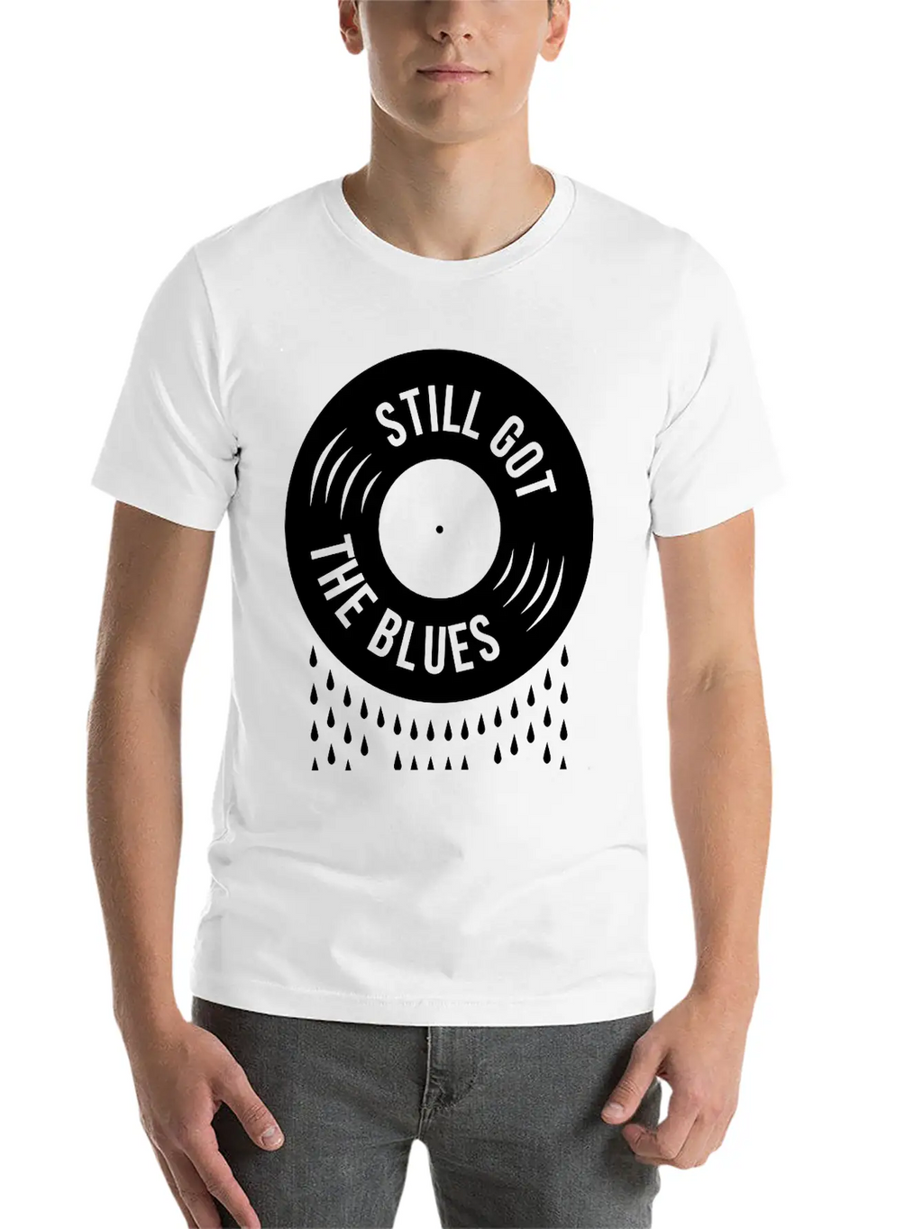 Still Got The Blues Music Sad Vinyl Tears Record Classic Cotton Tee – Unisex Comfort For Any Season
