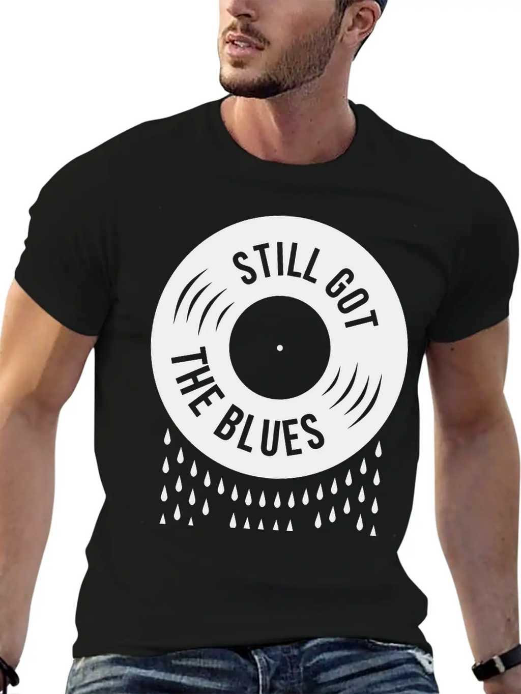 Still Got The Blues Music Sad Vinyl Tears Record Classic Cotton Tee – Unisex Comfort For Any Season