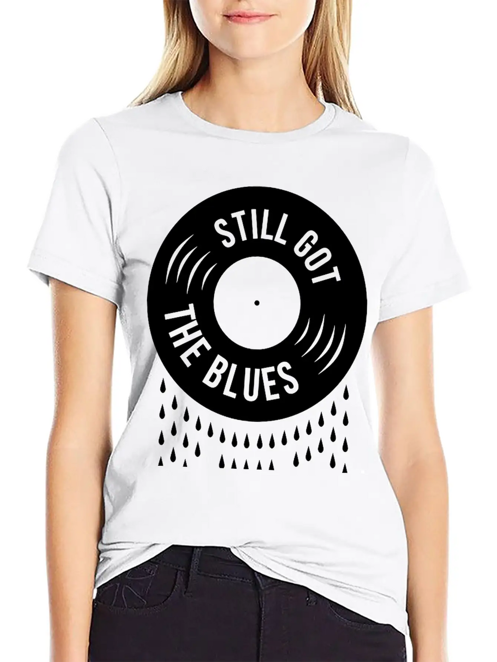 Still Got The Blues Music Sad Vinyl Tears Record Classic Cotton Tee – Unisex Comfort For Any Season